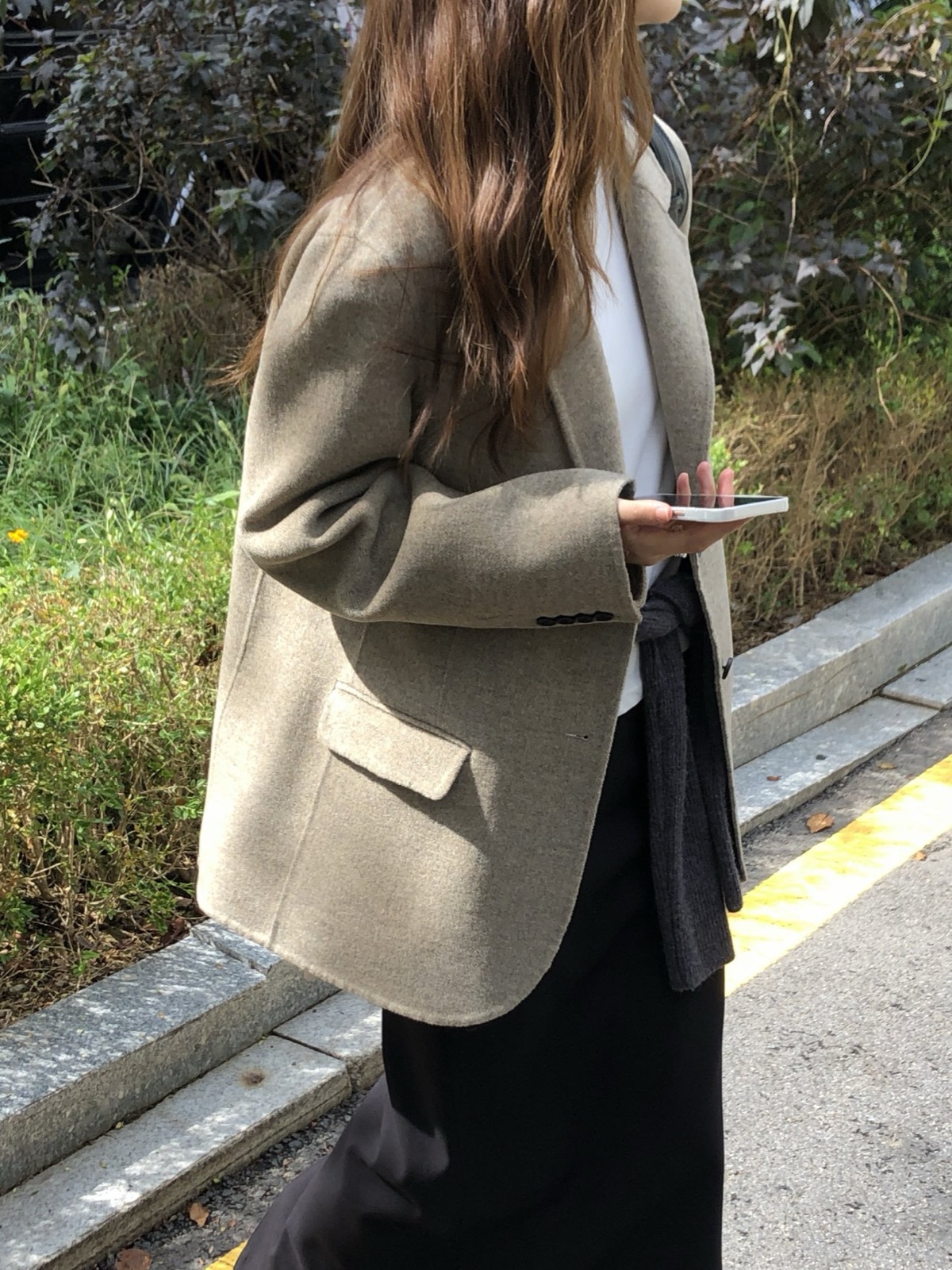 아델 메리노울100 핸드메이드 자켓 상세 이미지 4