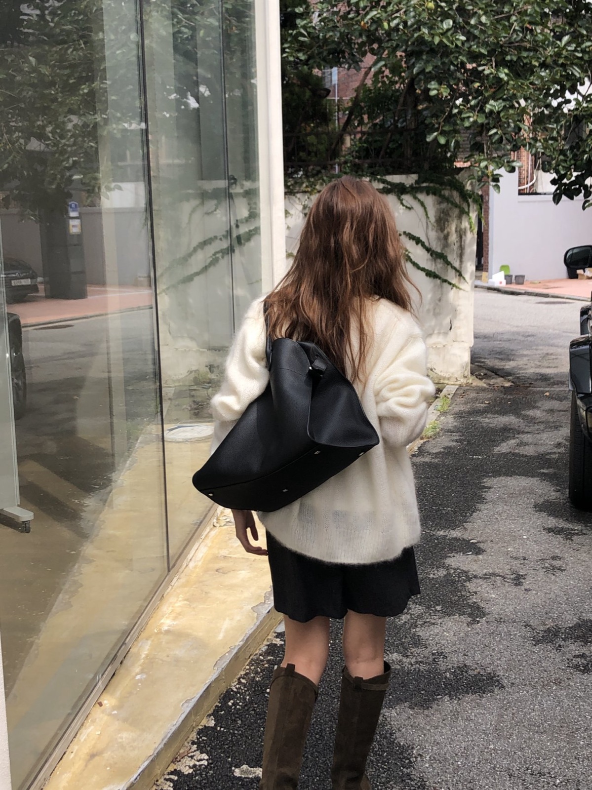 아멜리 브러쉬 모헤어 가디건 상세 이미지 7