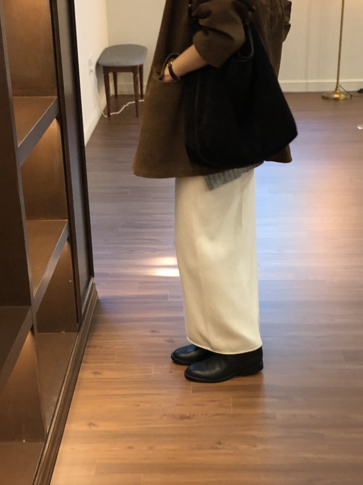 아멜 홀가먼트 캐시미어 스커트 상세 이미지 6
