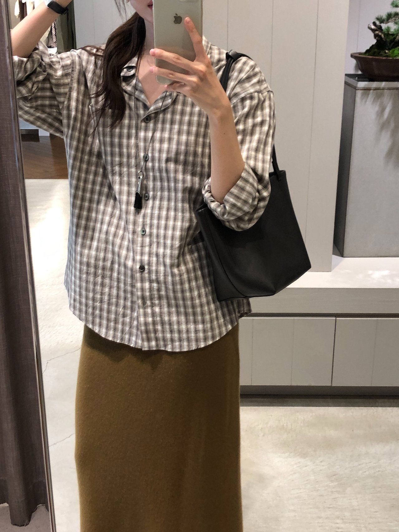 아멜 홀가먼트 캐시미어 롱 스커트 상세 이미지 2