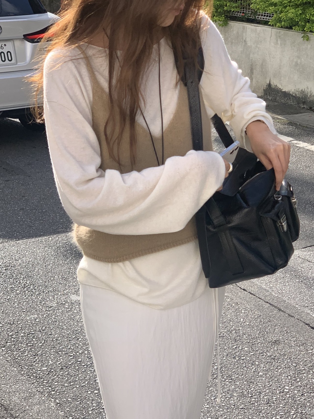 아멜리 앙고라 니트 뷔스티에 상세 이미지 2