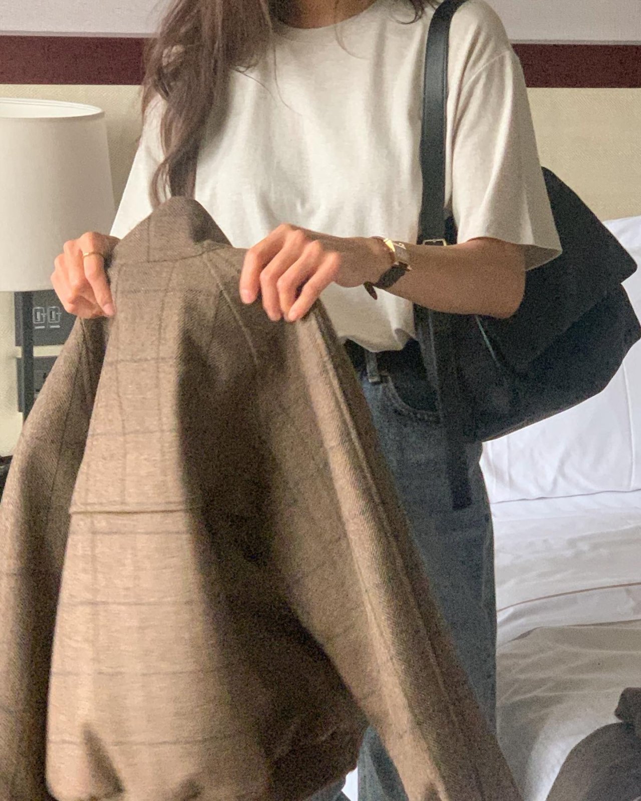 앙고라 오버핏 반팔 티셔츠 상세 이미지 9