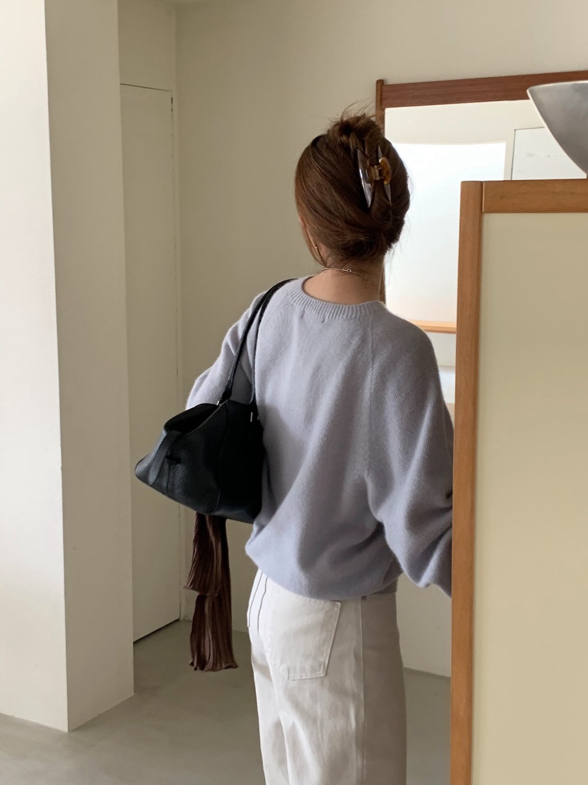 알렛 라쿤 라운드 홀가먼트 니트 상세 이미지 8