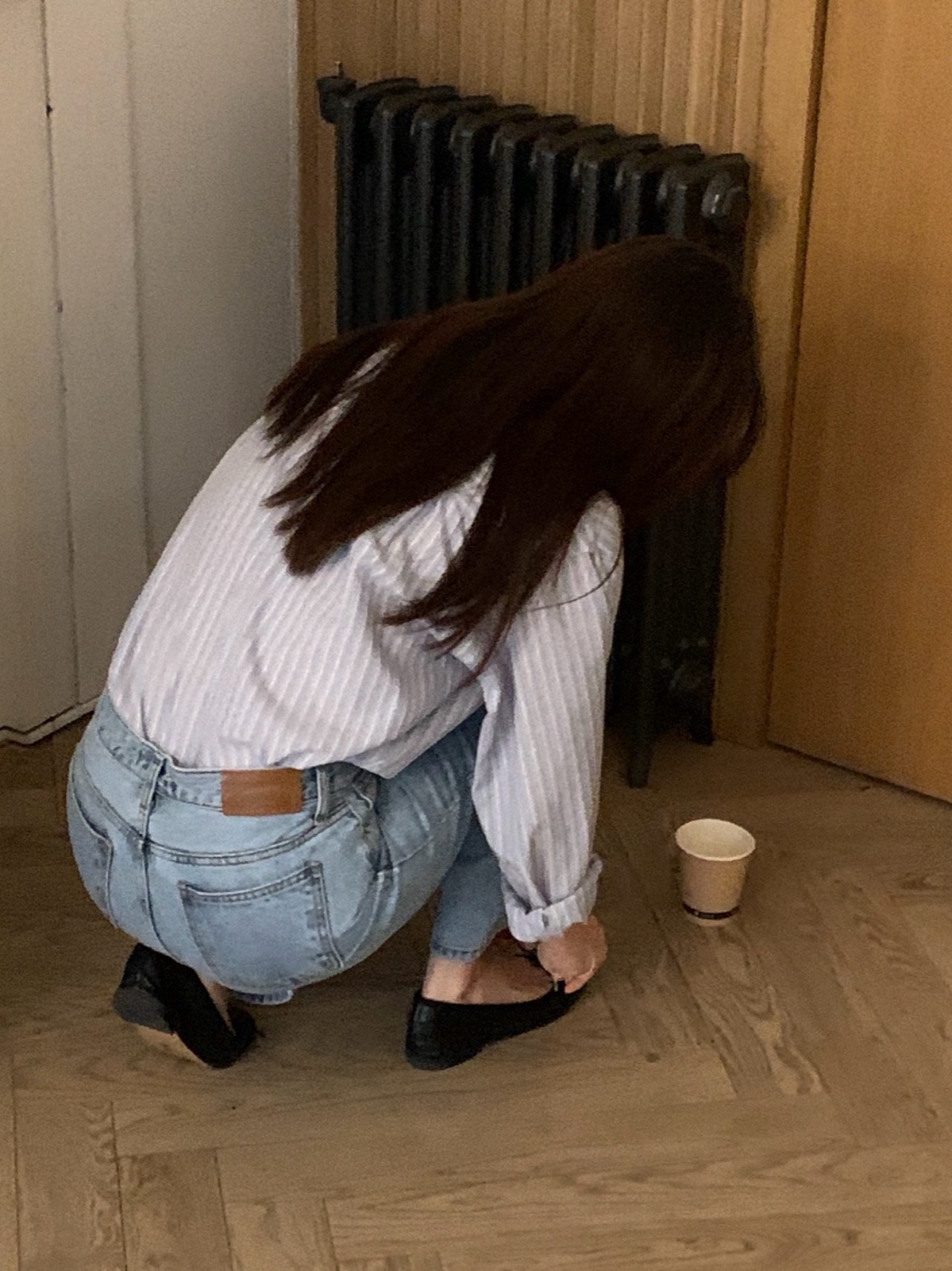 오번 가이하라 레귤러핏 빈티지 데님 상세 이미지 5