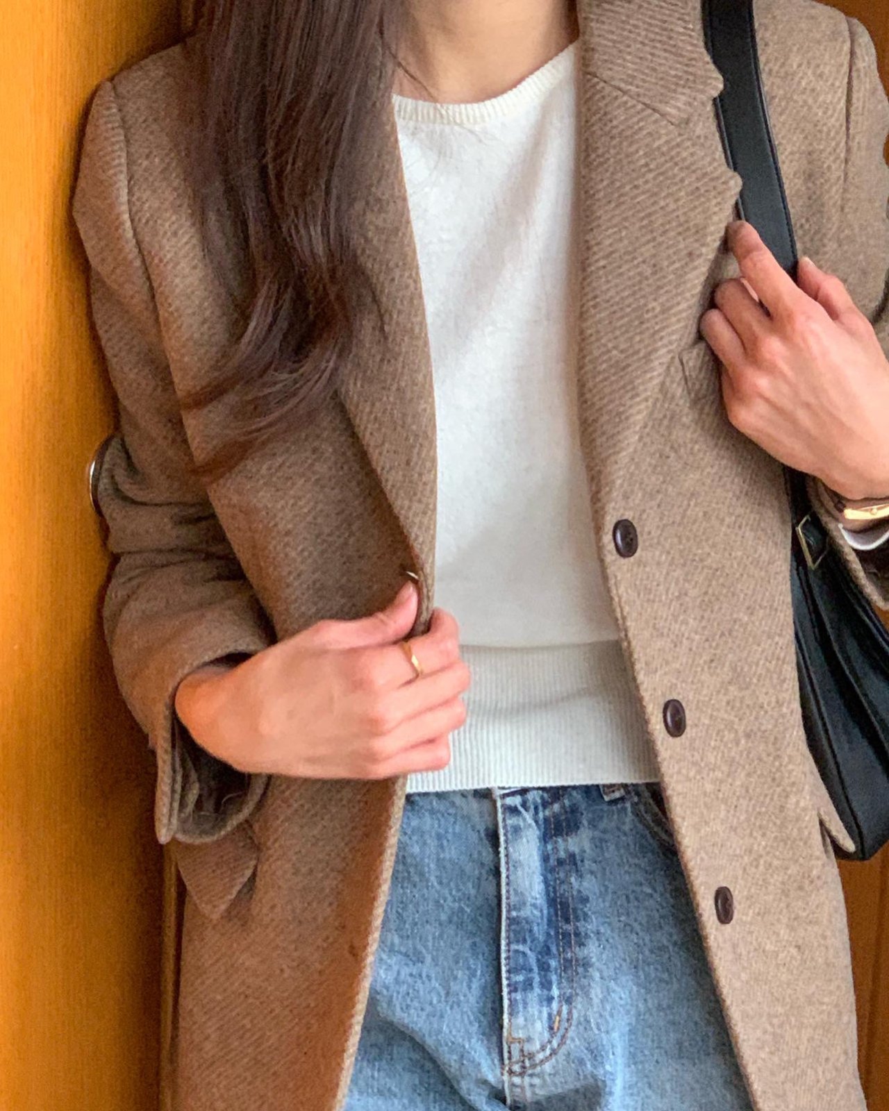 베이비 알파카 트윌 싱글자켓 상세 이미지 7