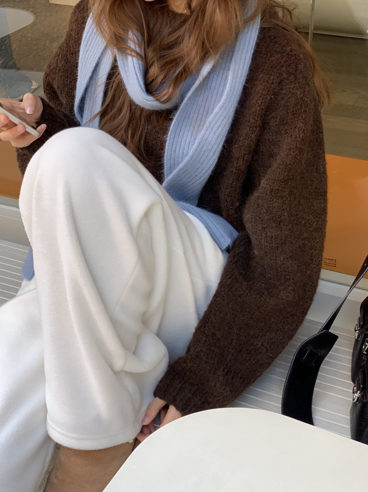 벌룬 알파카 오버핏 풀오버 니트 상세 이미지 9