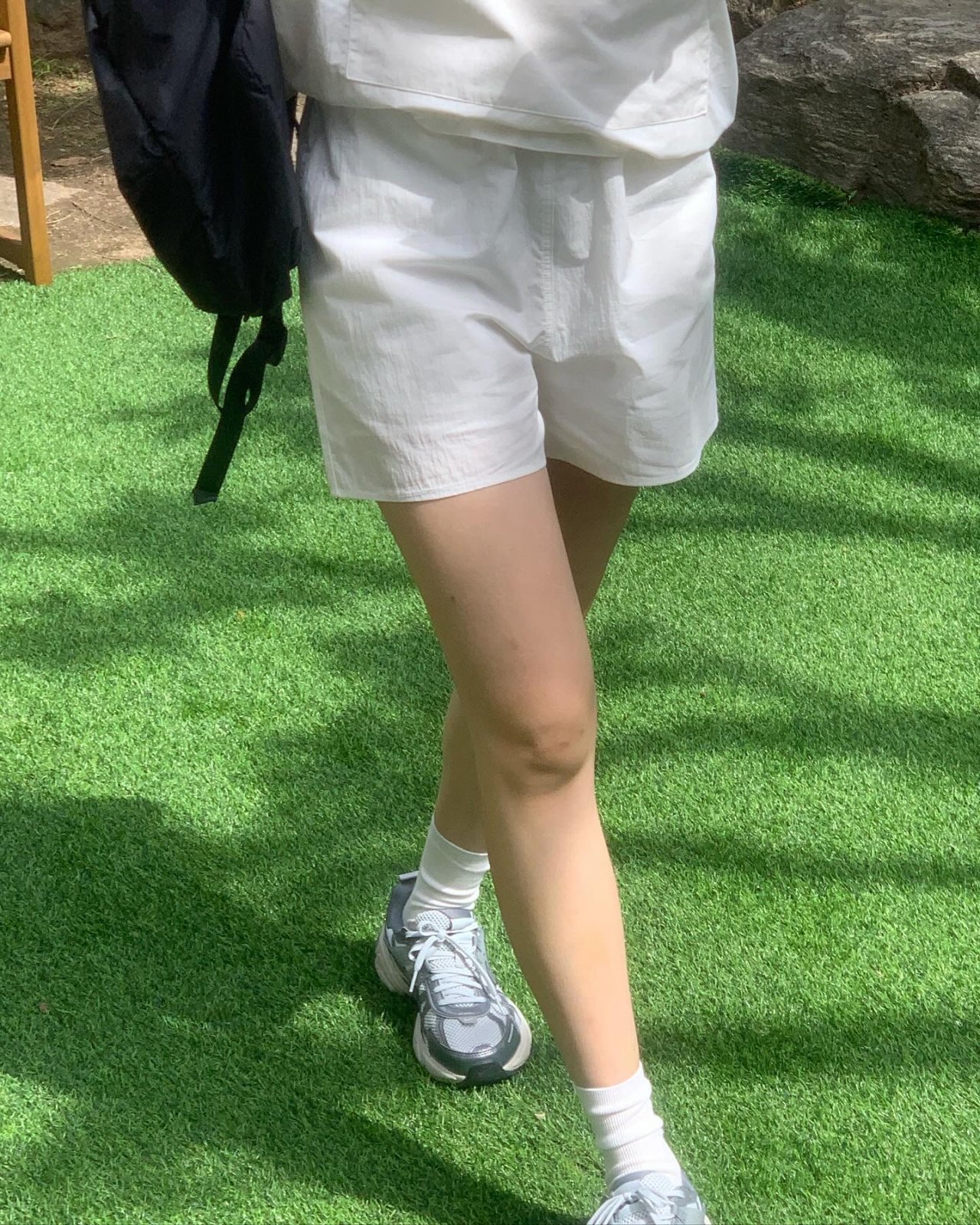밴딩 나일론 하프팬츠 상세 이미지 4
