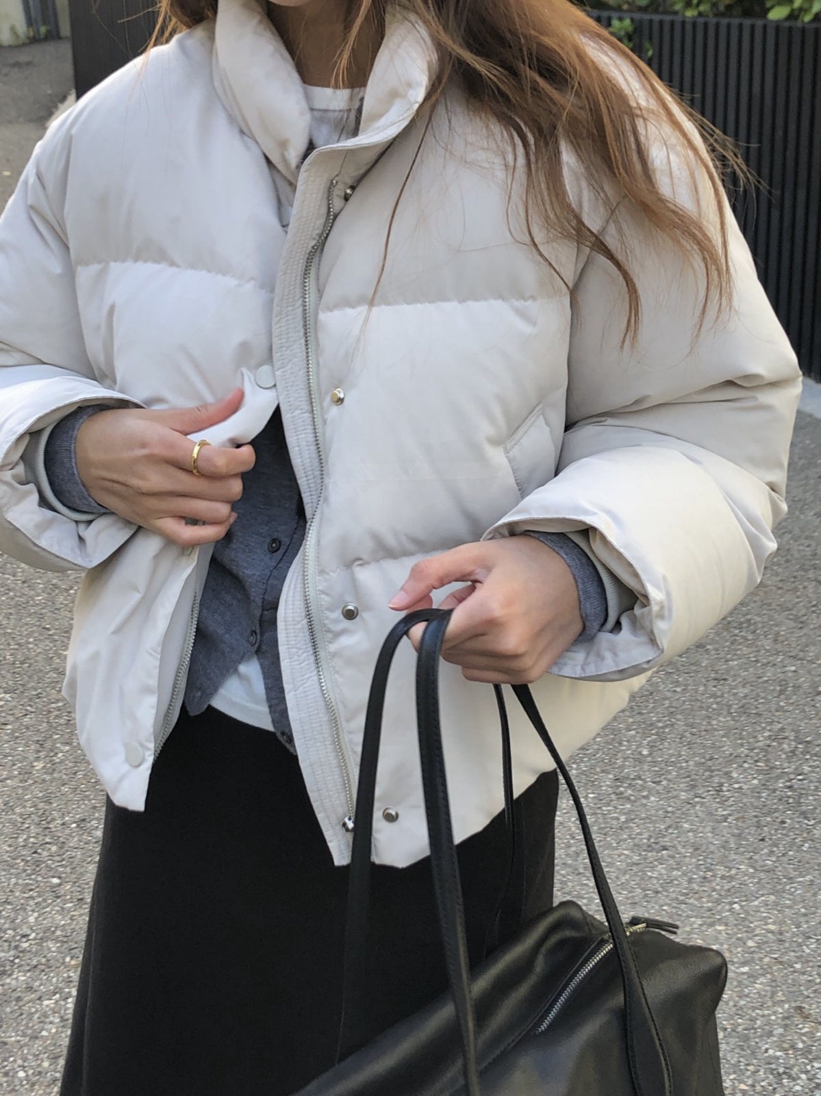 바젤 덕다운 숏 패딩 상세 이미지 3