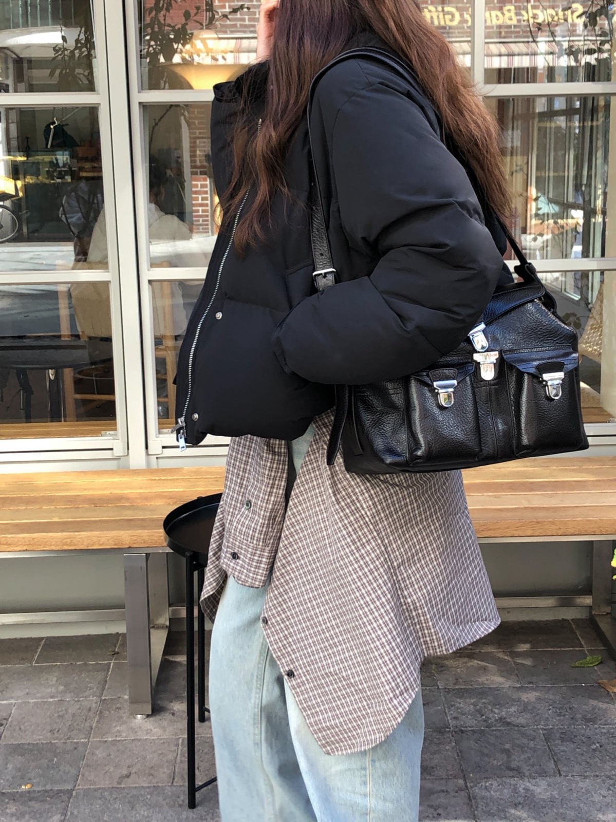 바젤 덕다운 숏 패딩 상세 이미지 4