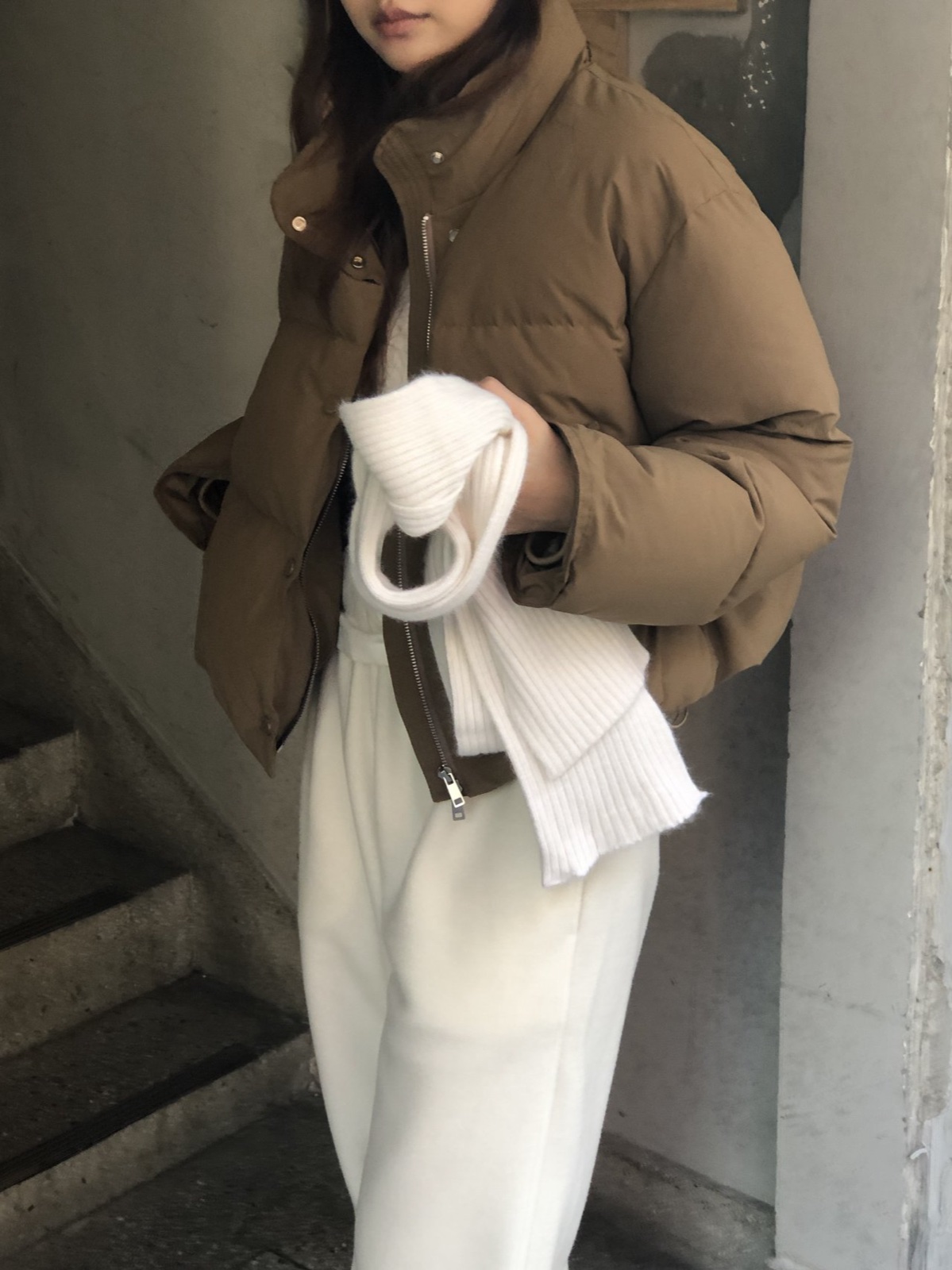 바젤 덕다운 숏 패딩 상세 이미지 5