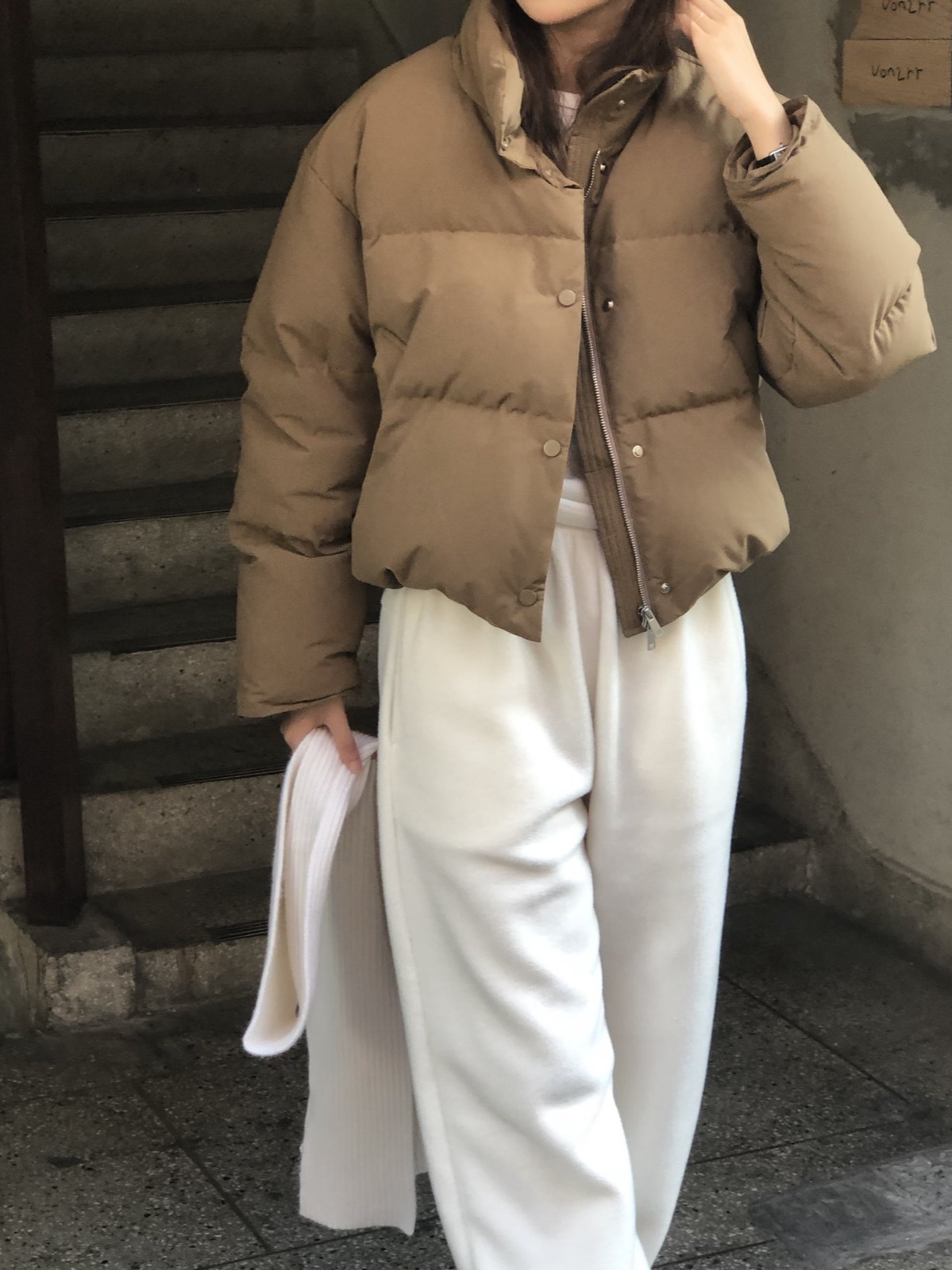바젤 덕다운 숏 패딩 상세 이미지 6