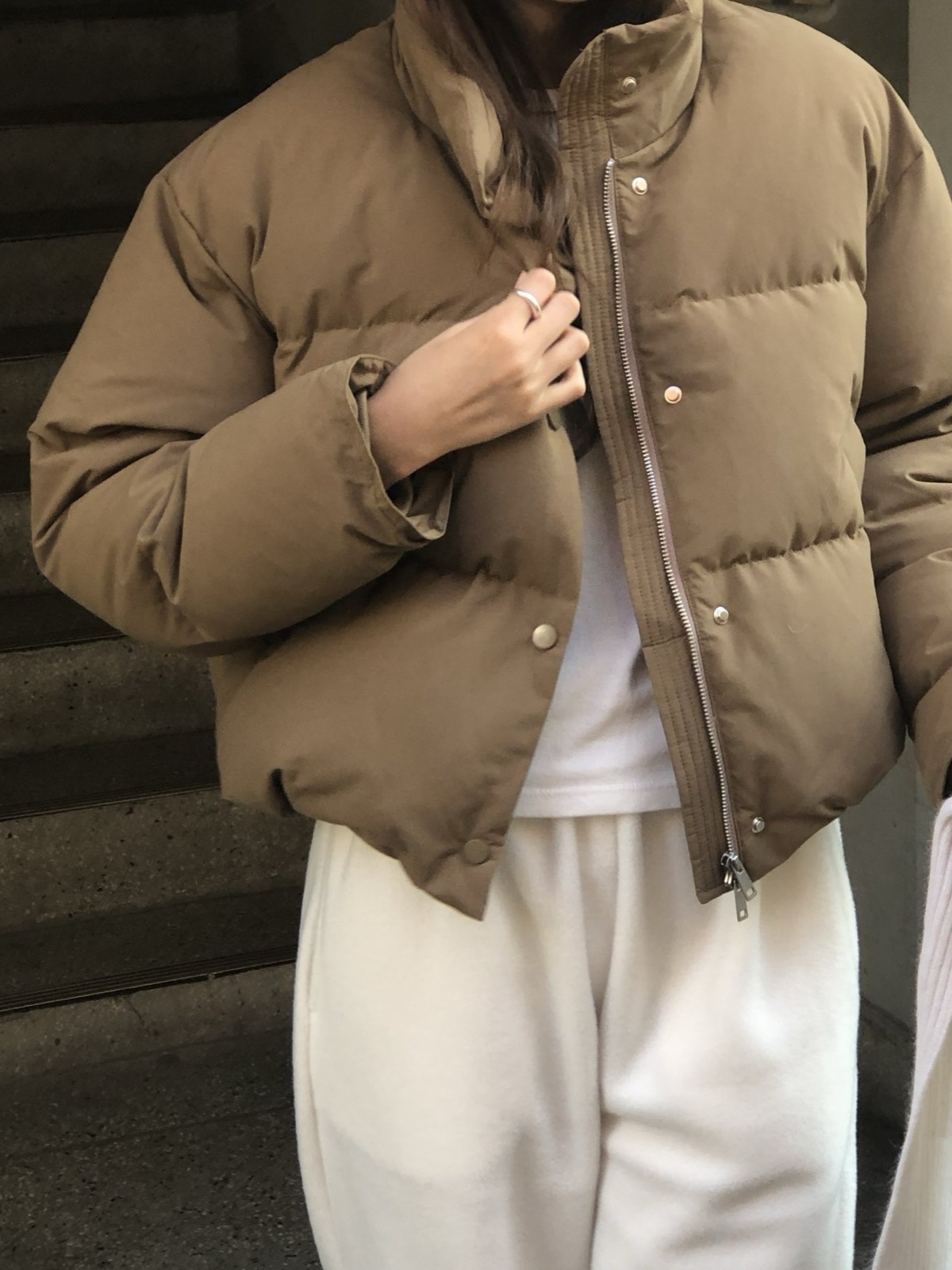 바젤 덕다운 숏 패딩 상세 이미지 7