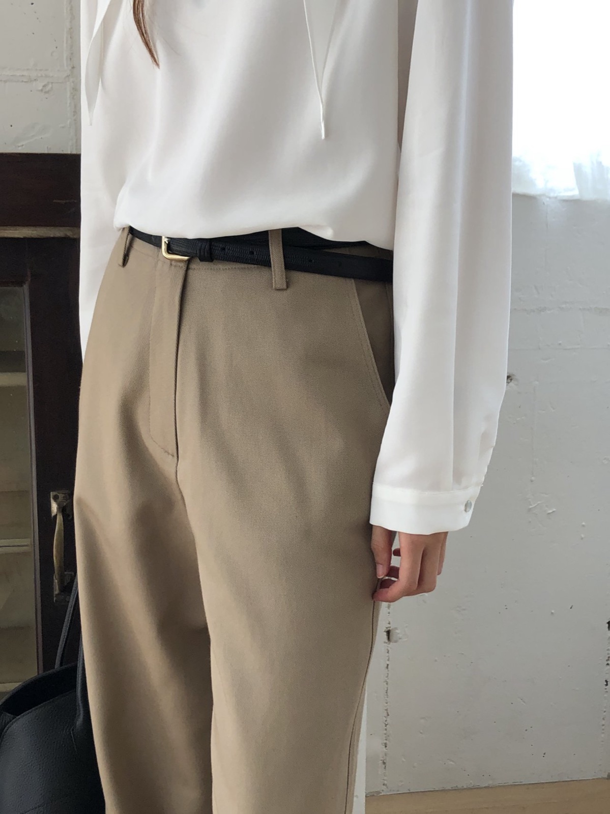 벨린 기모 레이온 코튼 팬츠 상세 이미지 2