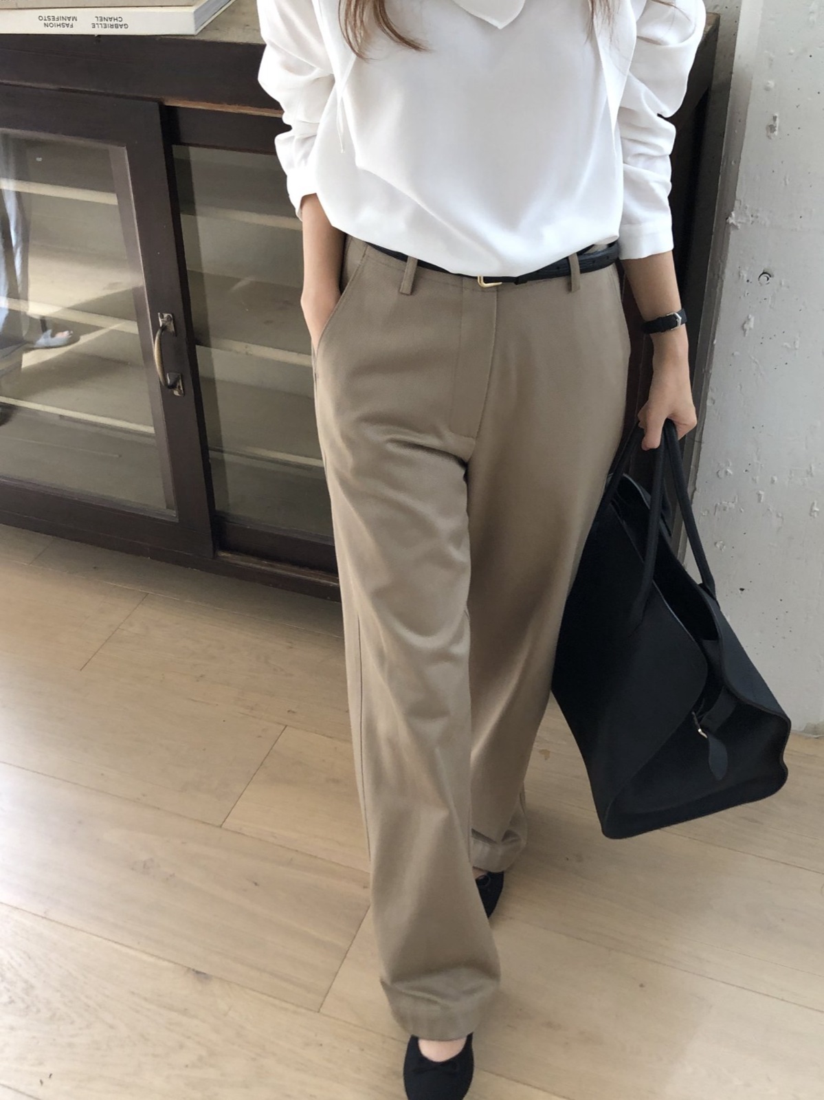 벨린 기모 레이온 코튼 팬츠 상세 이미지 4