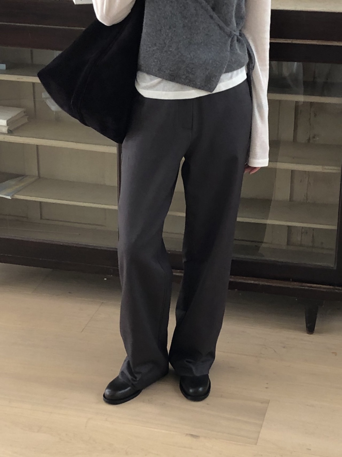 벨린 기모 레이온 코튼 팬츠 상세 이미지 6