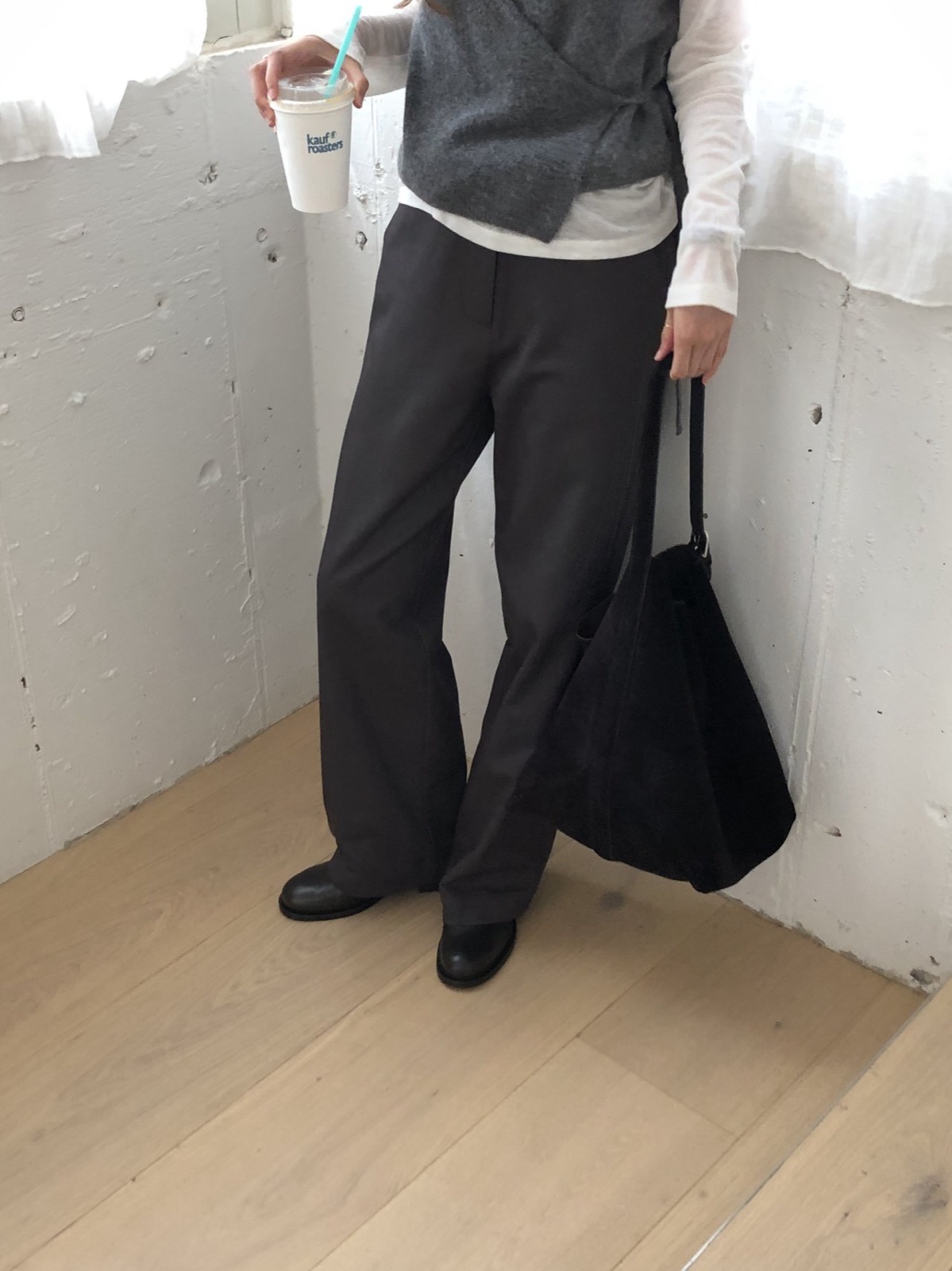 벨린 기모 레이온 코튼 팬츠 상세 이미지 8