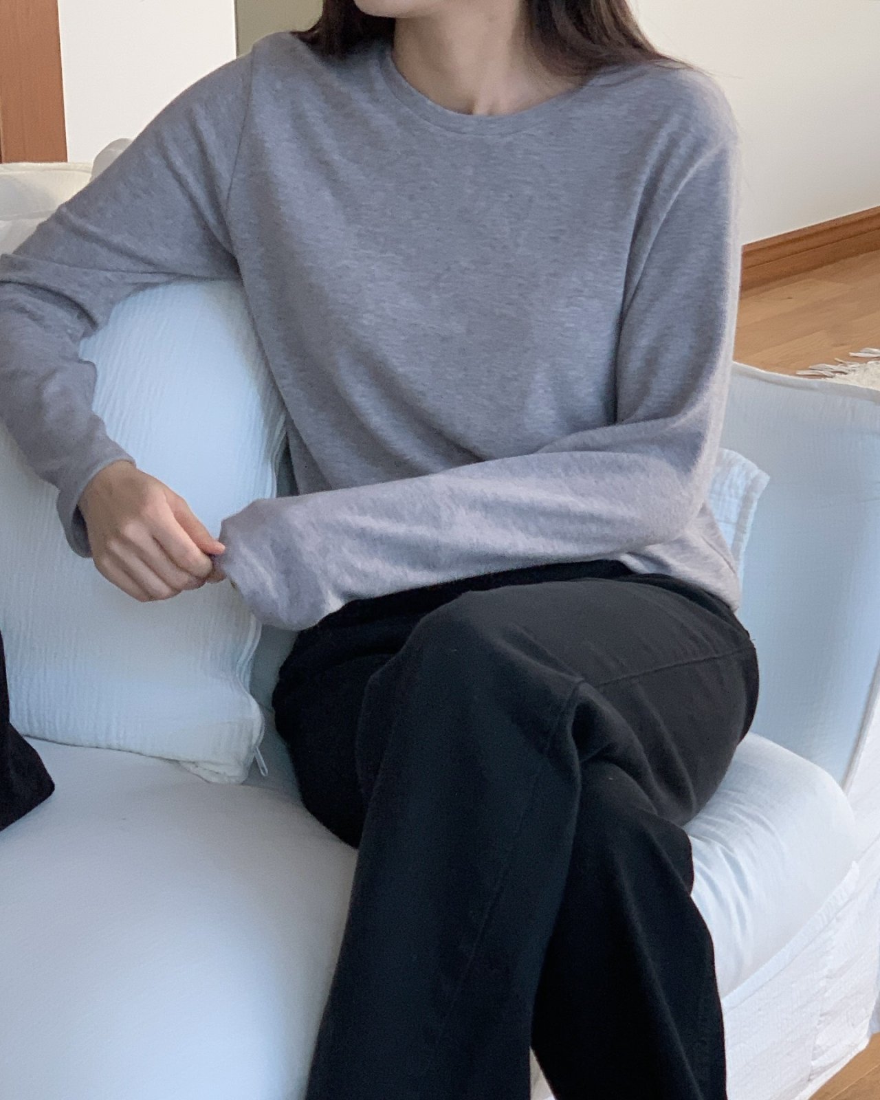 베니 앙고라 라운드 티셔츠 상세 이미지 7
