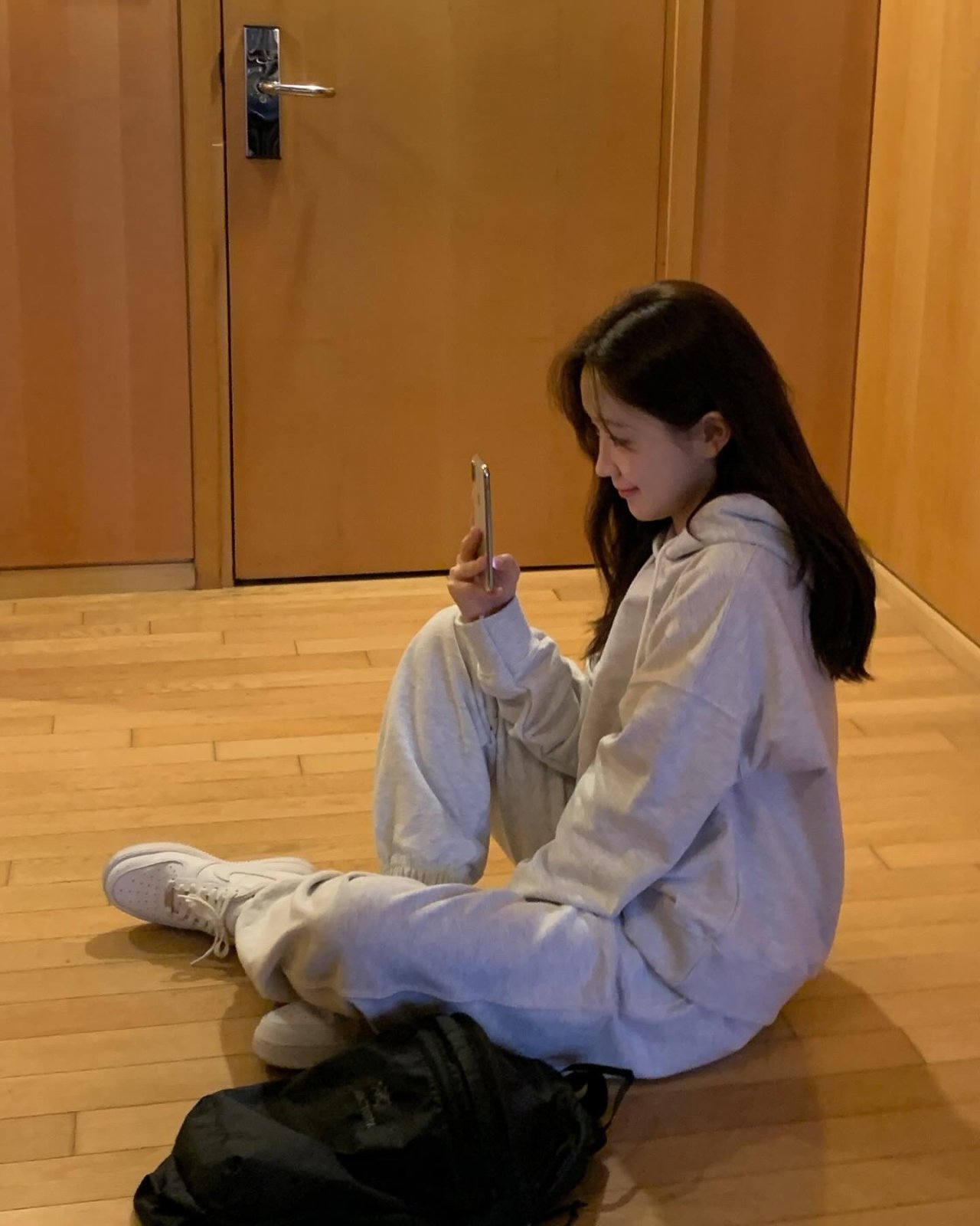 베니 후드 맨투맨 상세 이미지 5