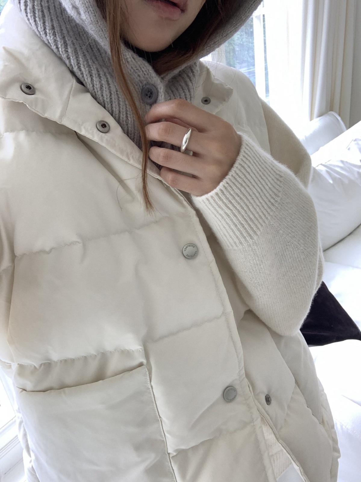 블룸 덕다운 패딩 조끼 상세 이미지 7