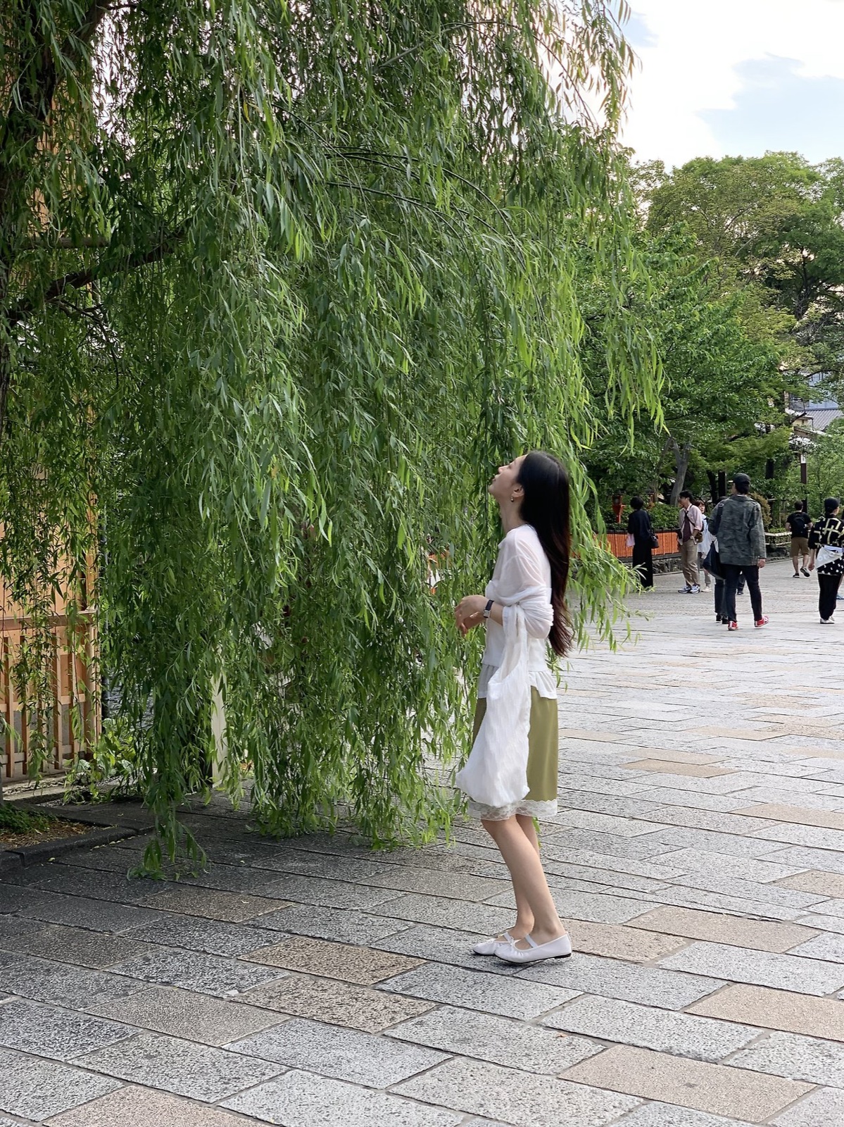 블룸 레이스 미디 밴딩 스커트 상세 이미지 9