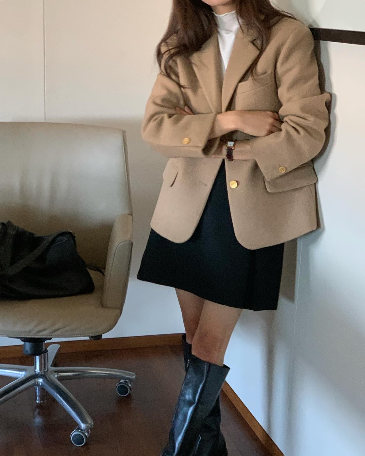 보카시 이중직 싱글자켓 상세 이미지 2