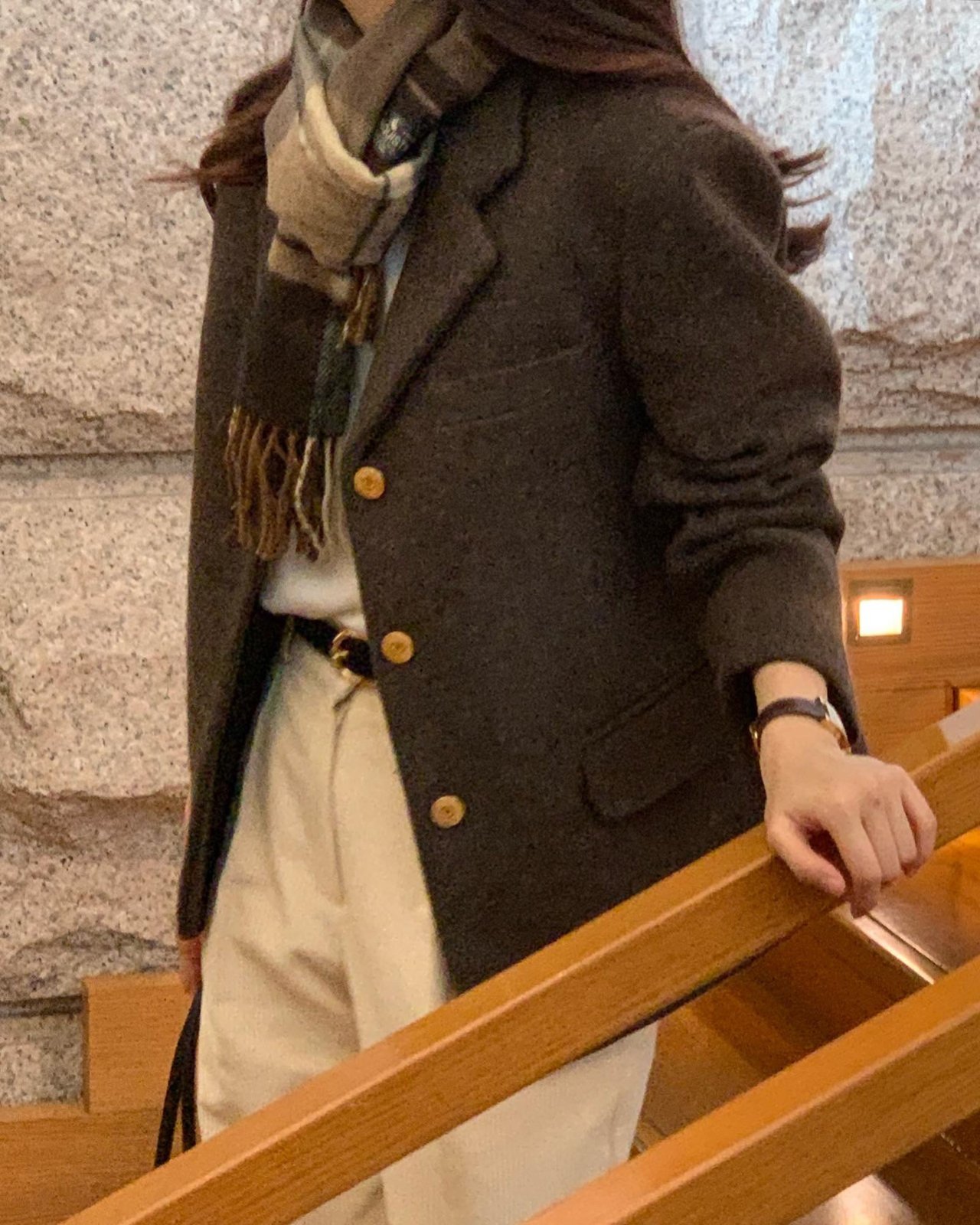 보카시 이중직 싱글자켓 상세 이미지 6