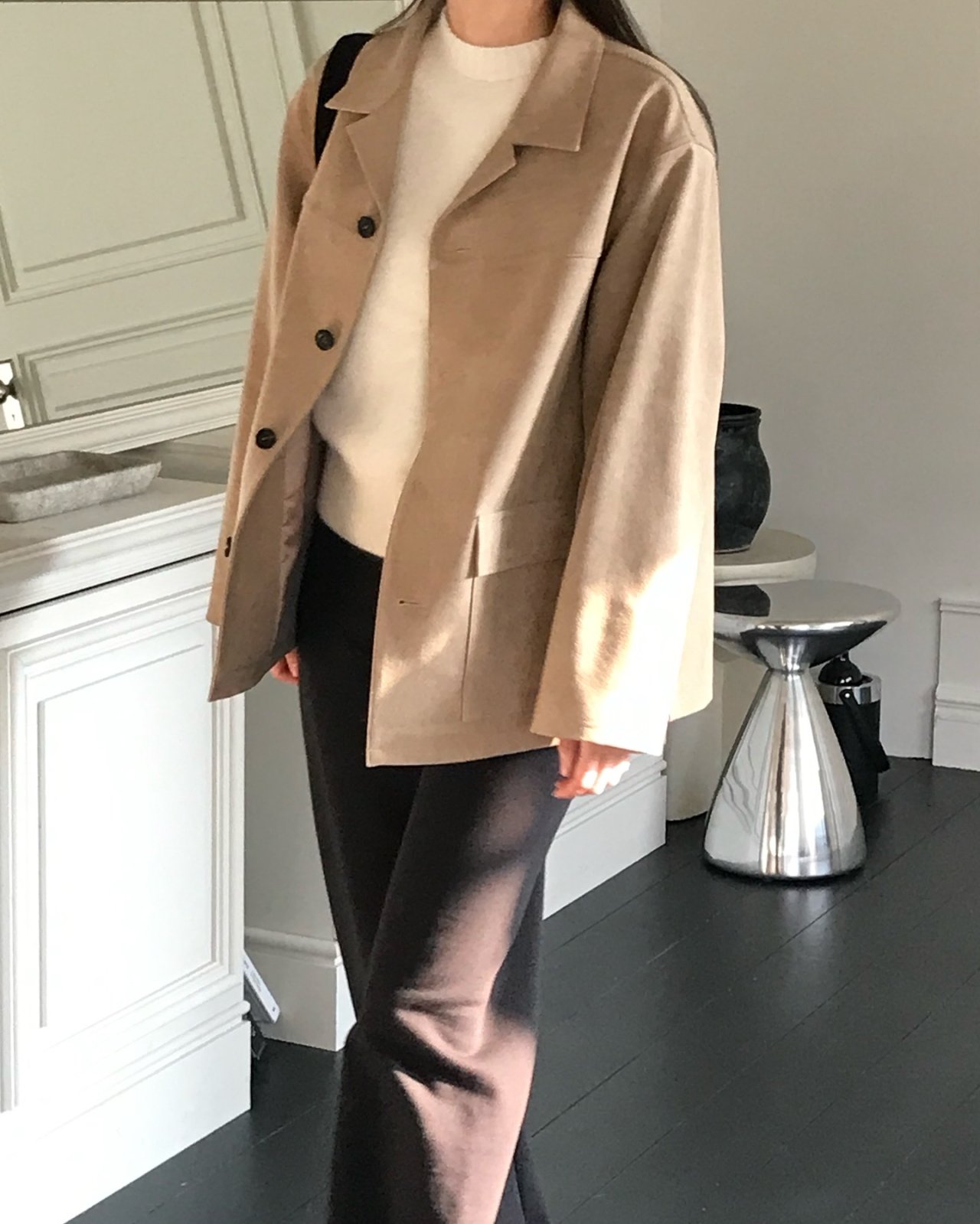 본다이 스웨이드 하프 자켓 상세 이미지 7
