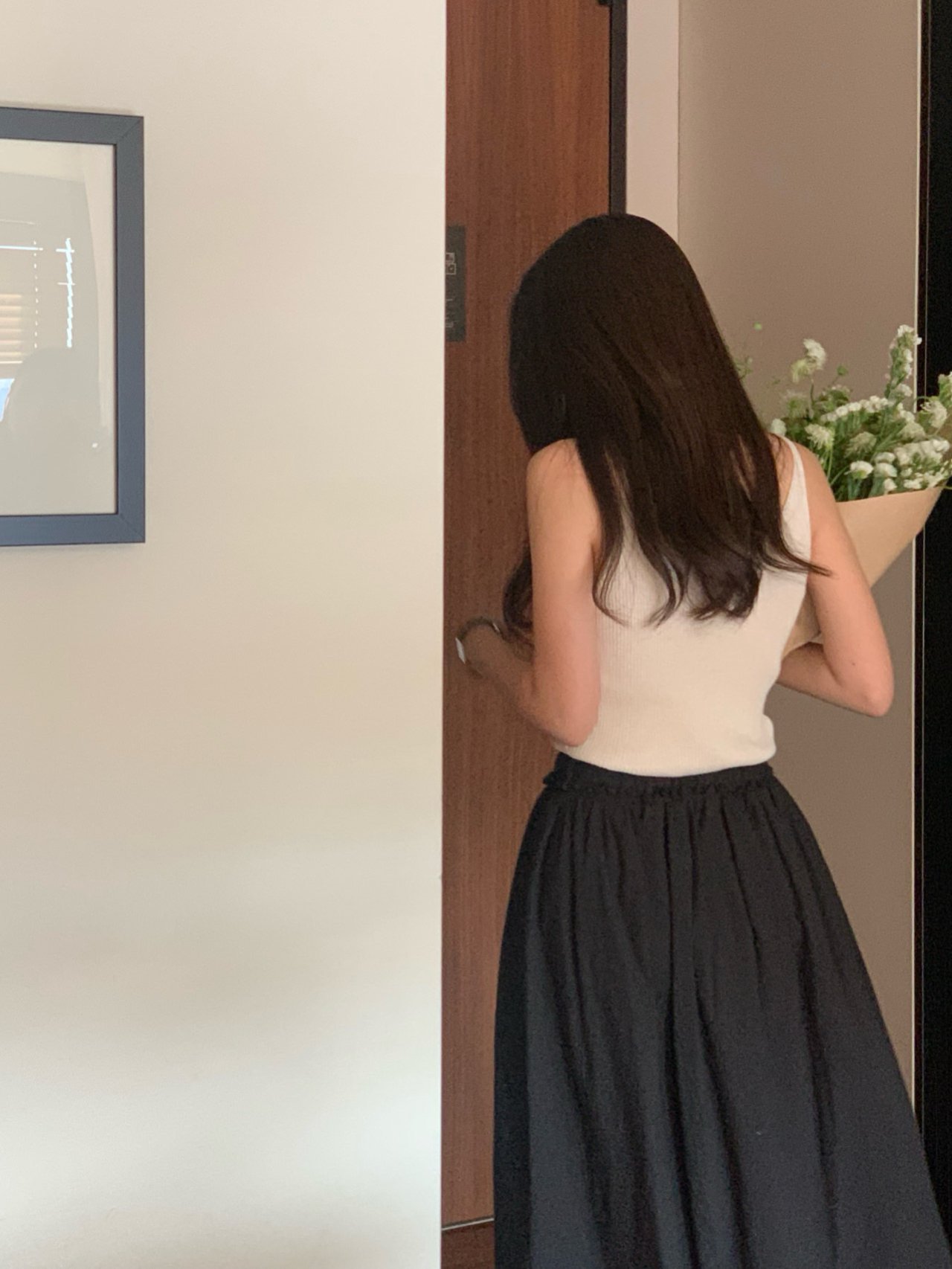 브리즈 셔링 A라인 밴딩 스커트 상세 이미지 9