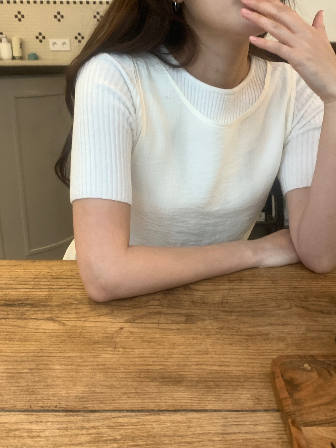 브리튼 유넥 시스루 원피스 상세 이미지 3