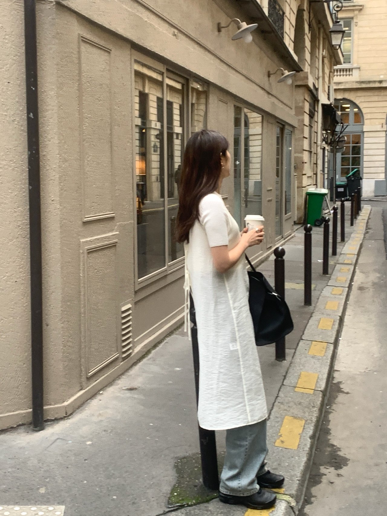 브리튼 유넥 시스루 원피스 상세 이미지 8