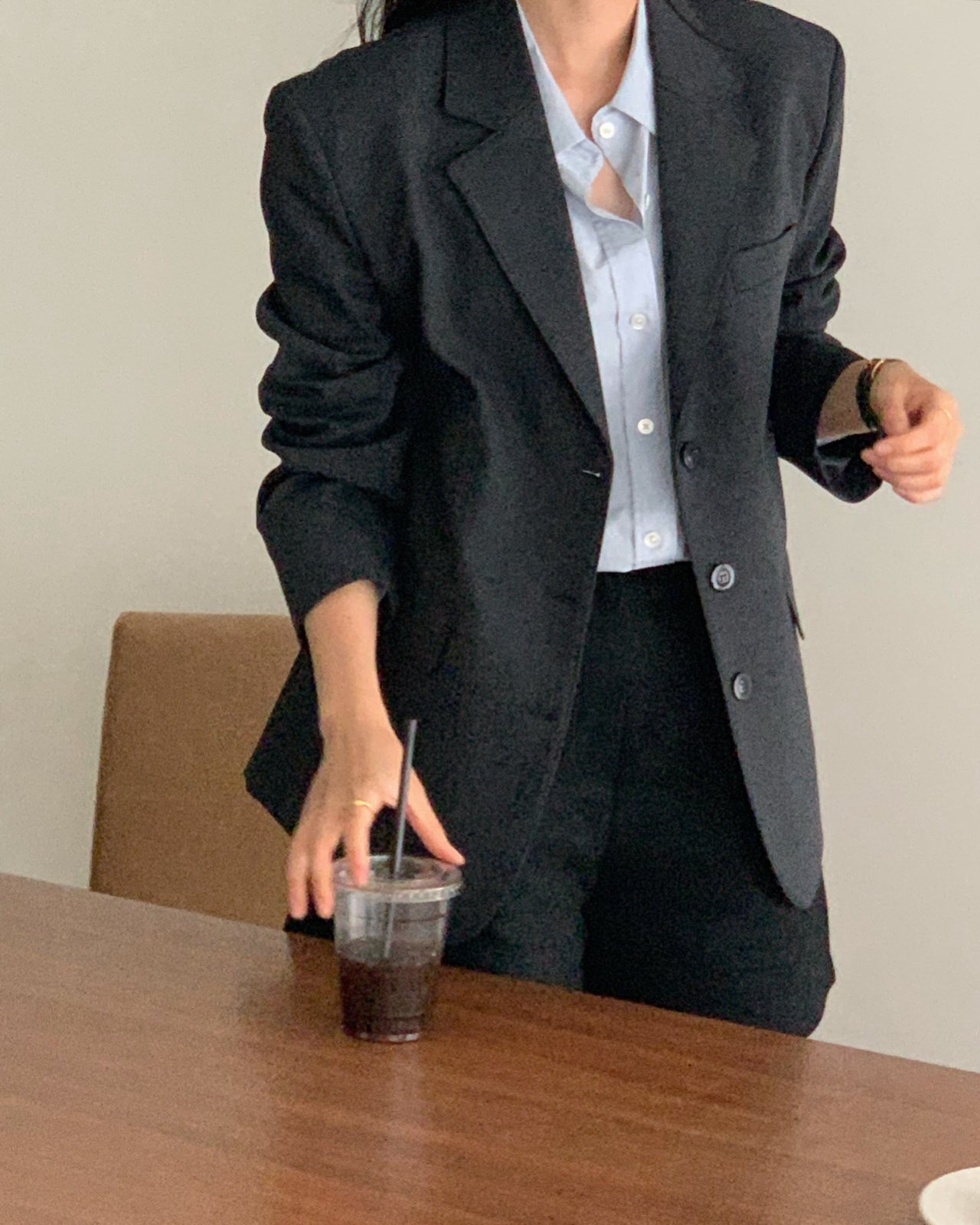 브리티쉬 베이직 블레이저
