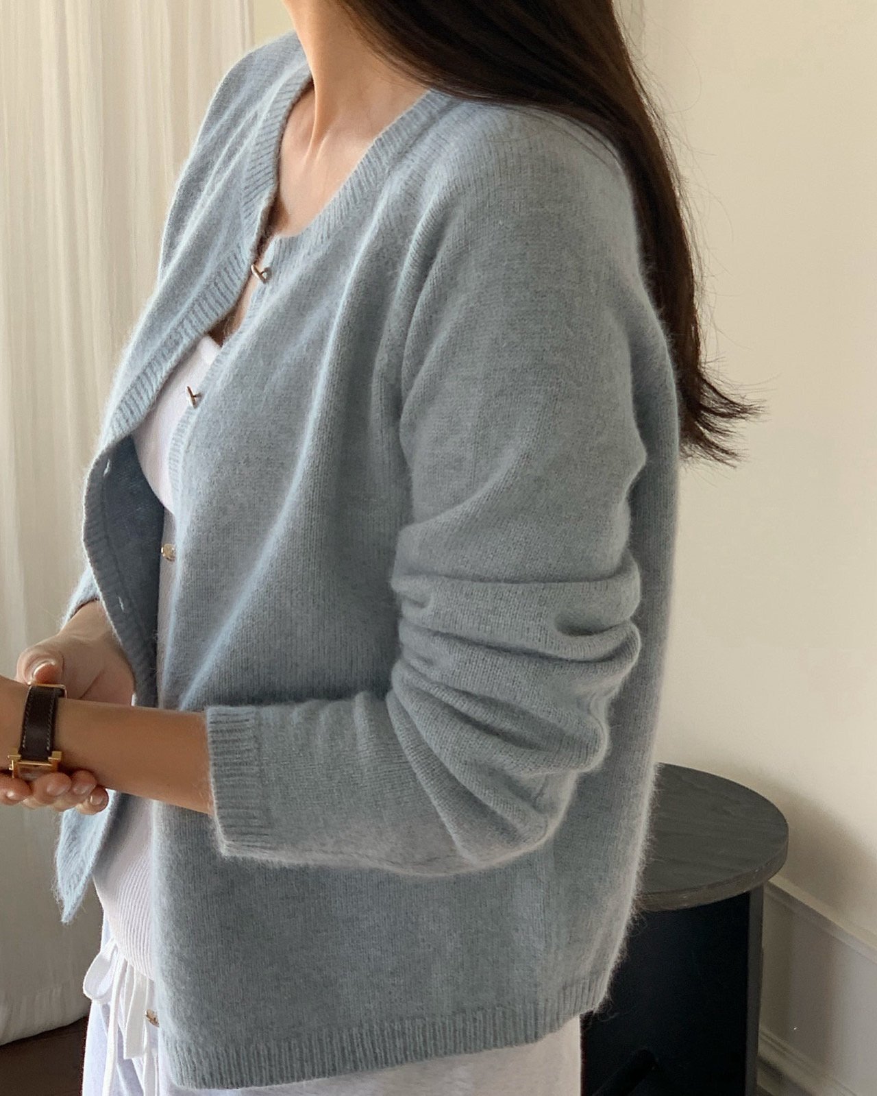 브론테 라쿤 라운드 가디건 상세 이미지 7