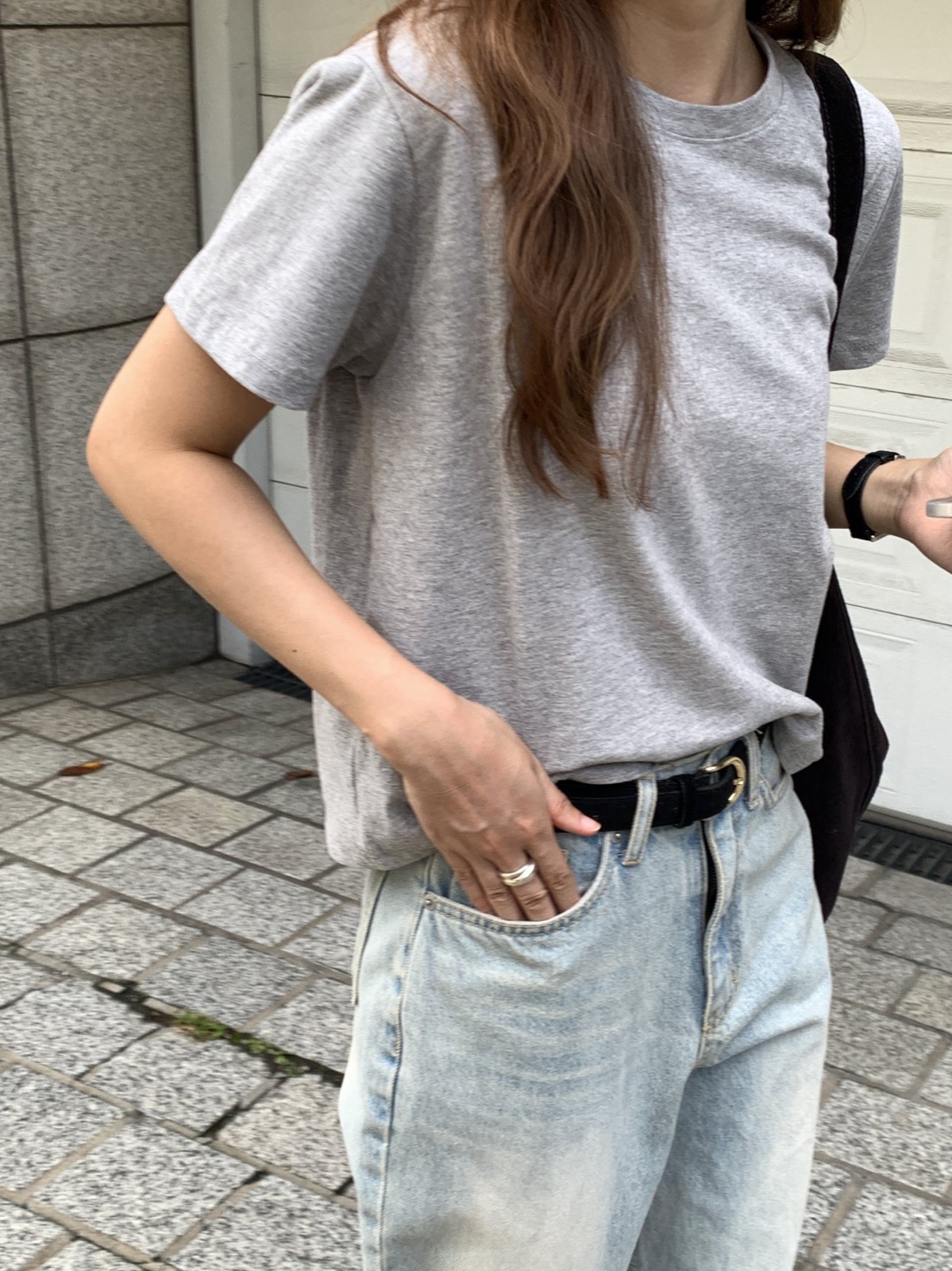 브러쉬 코튼 크롭 티 상세 이미지 9