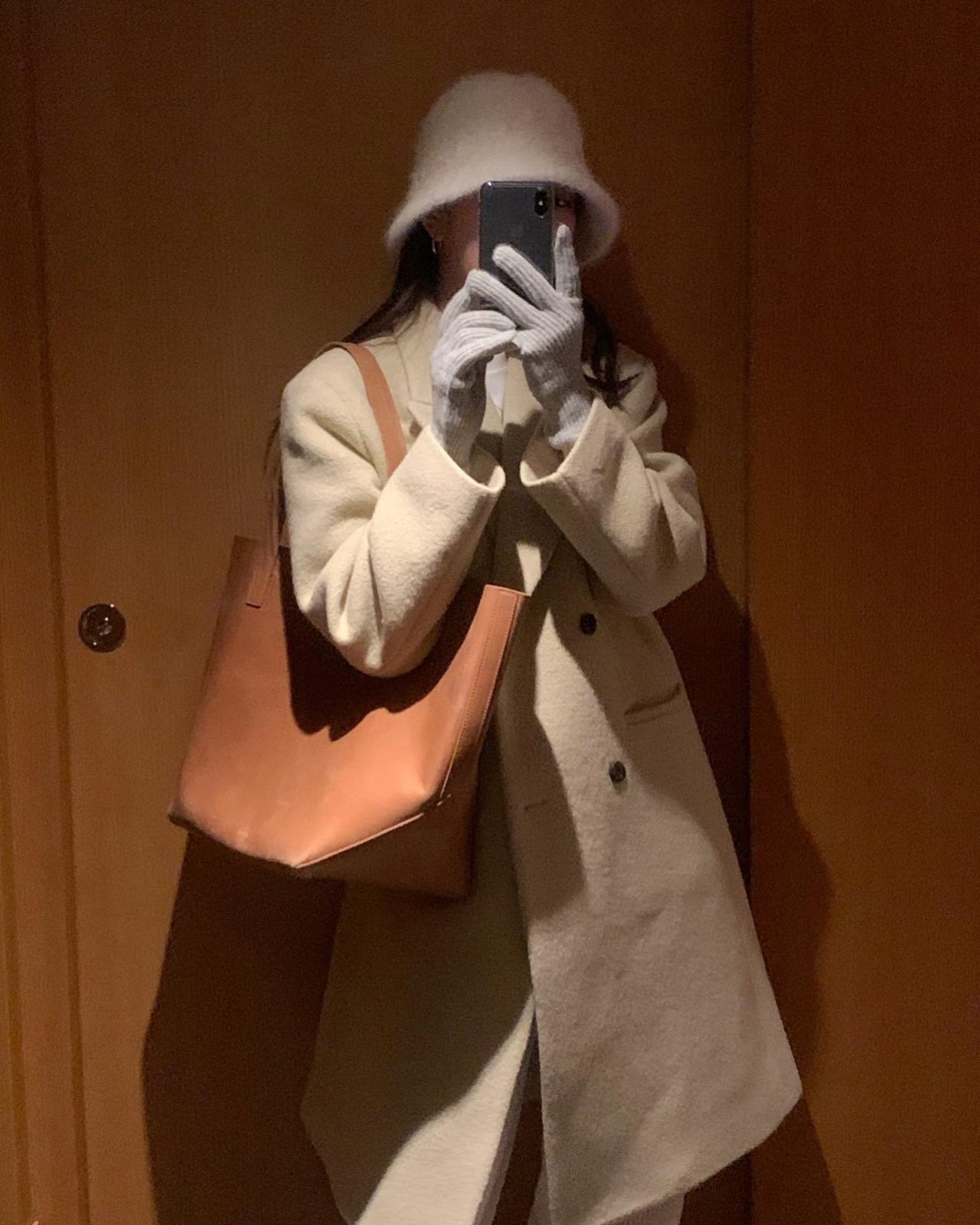 버터 알파카 롱 더블 코트 상세 이미지 9
