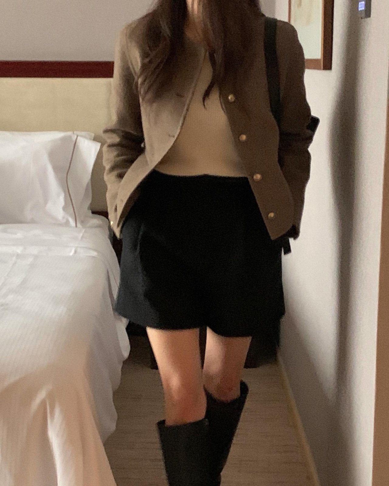 카멜 노카라 핸드메이드 자켓 상세 이미지 4