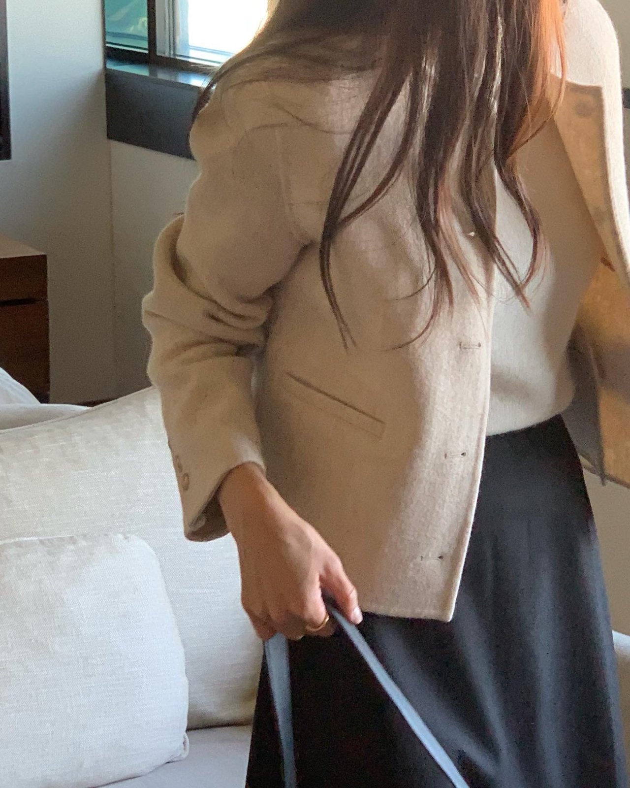 카멜 노카라 핸드메이드 자켓 상세 이미지 6