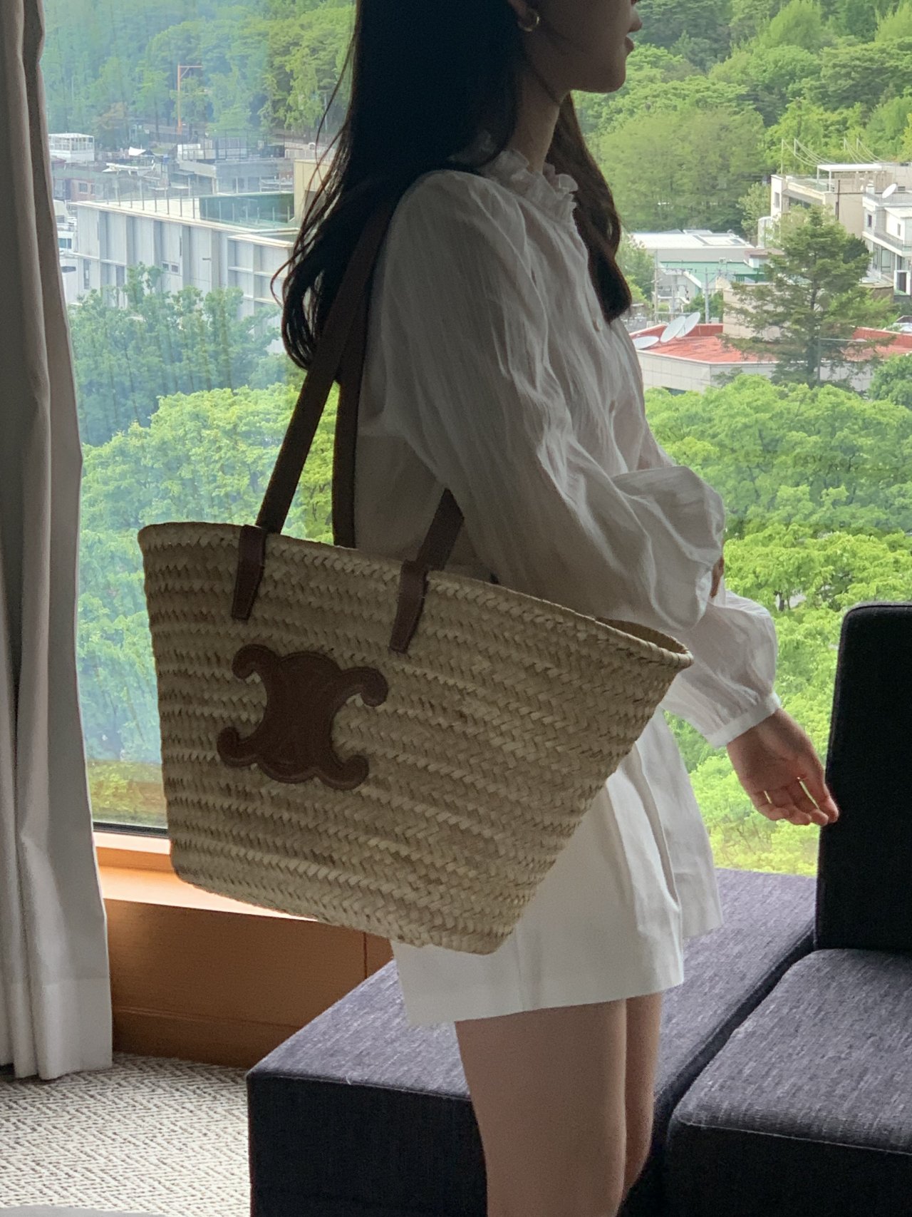 캐롤 핀턱 퍼프 블라우스 상세 이미지 7