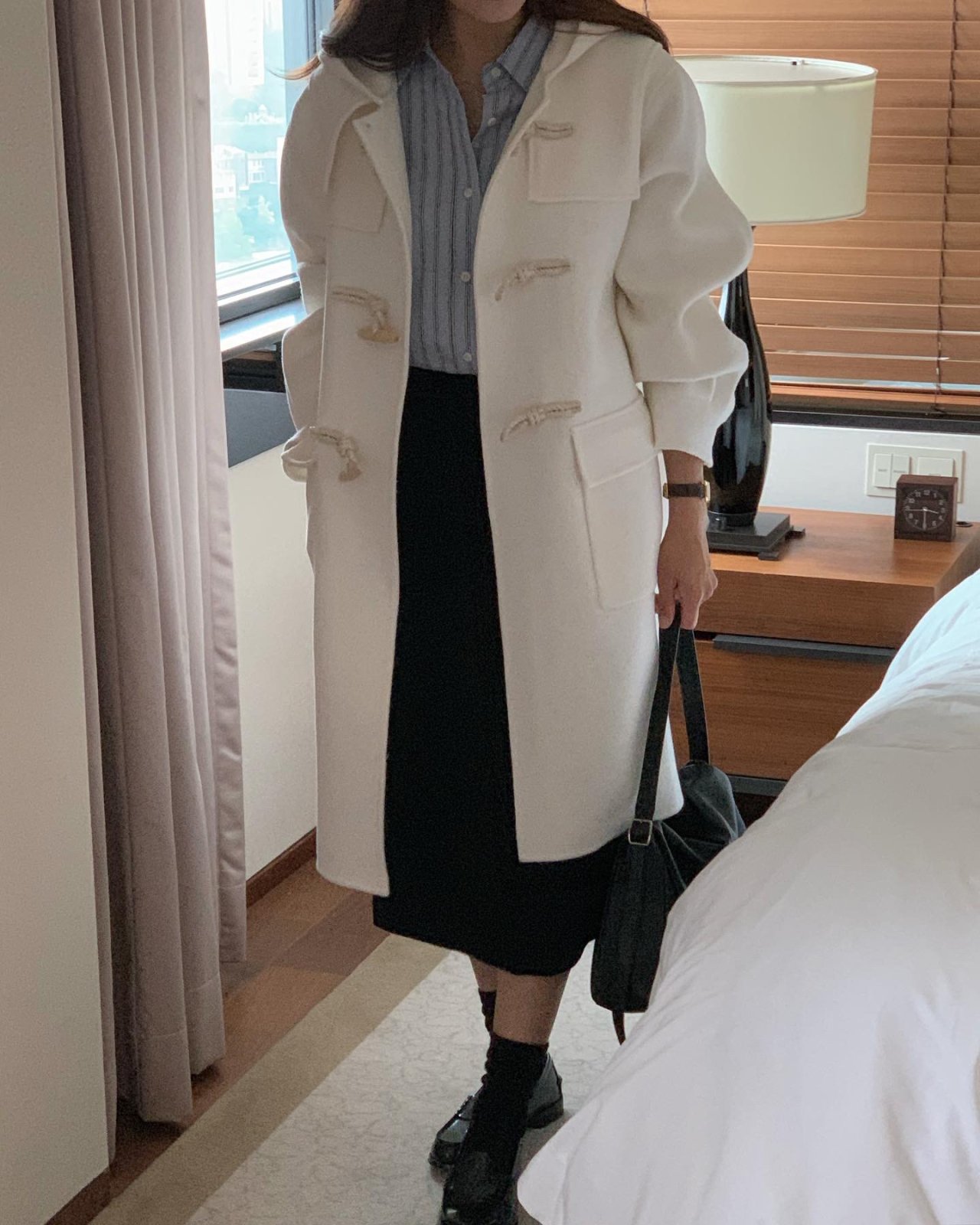 카센티노 후디 더플 핸드메이드 코트