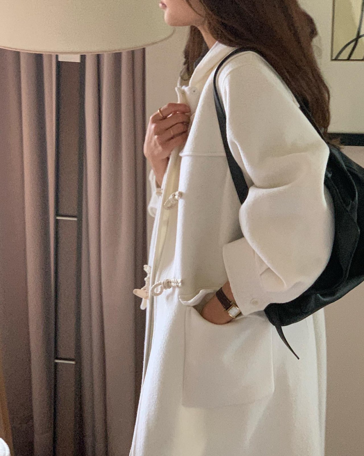 카센티노 후디 더플 핸드메이드 코트 상세 이미지 2
