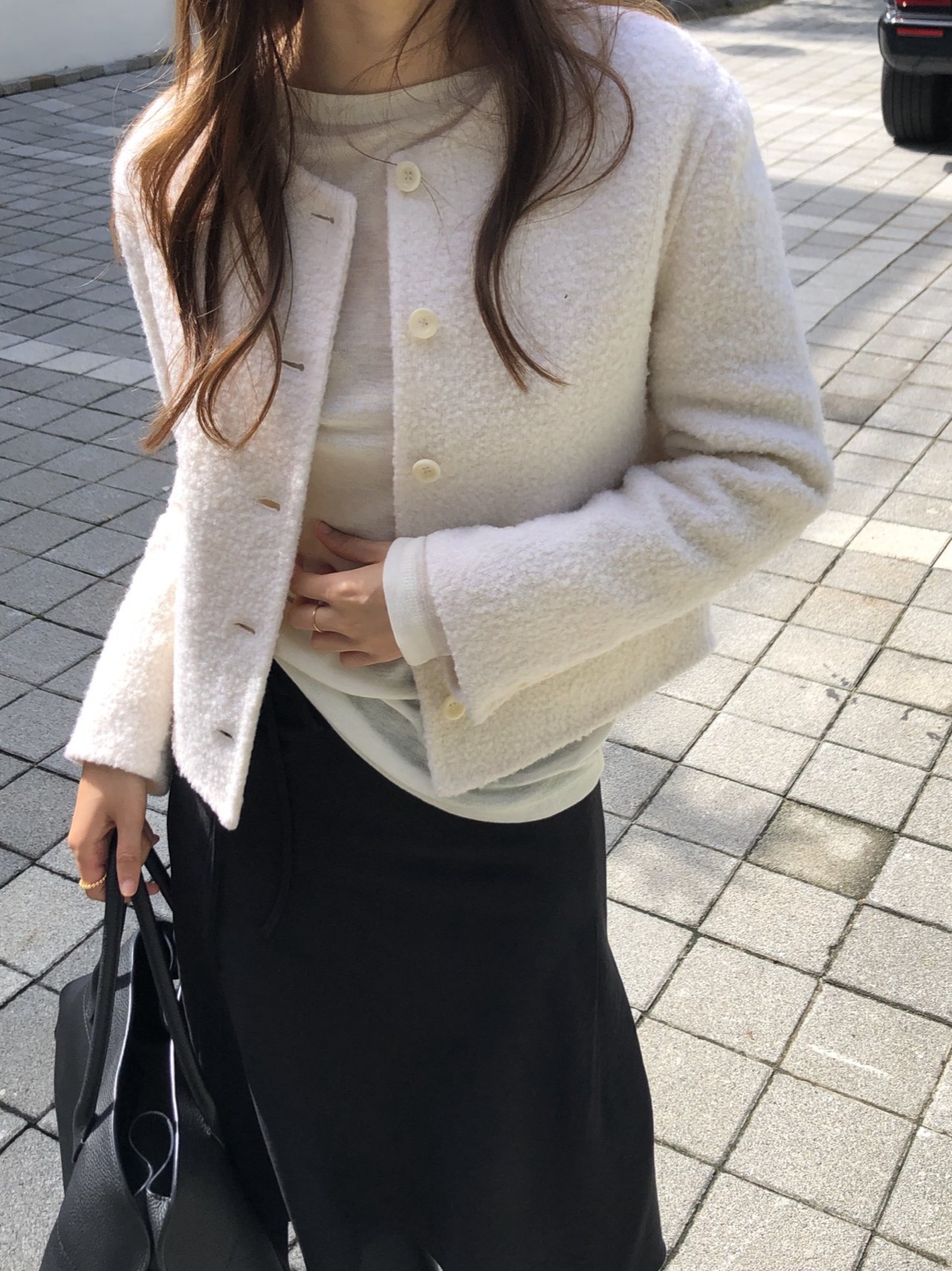 캐슬 모헤어 부클 핸드메이드 자켓 상세 이미지 5
