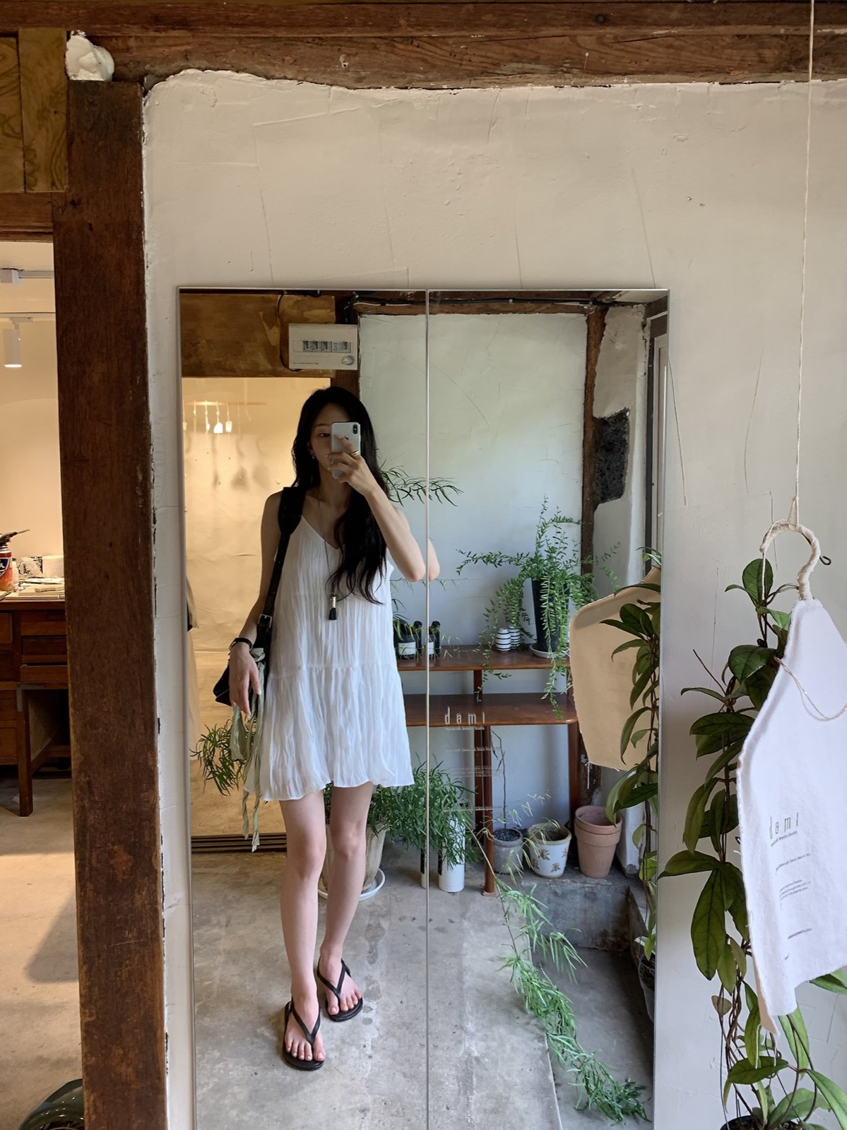 셀레스트 크링클 미니 드레스 상세 이미지 8