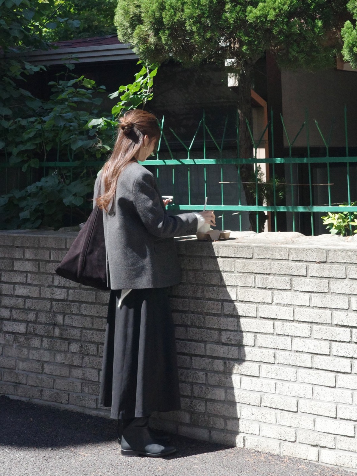 체스넛 울 블레이저 자켓 상세 이미지 5