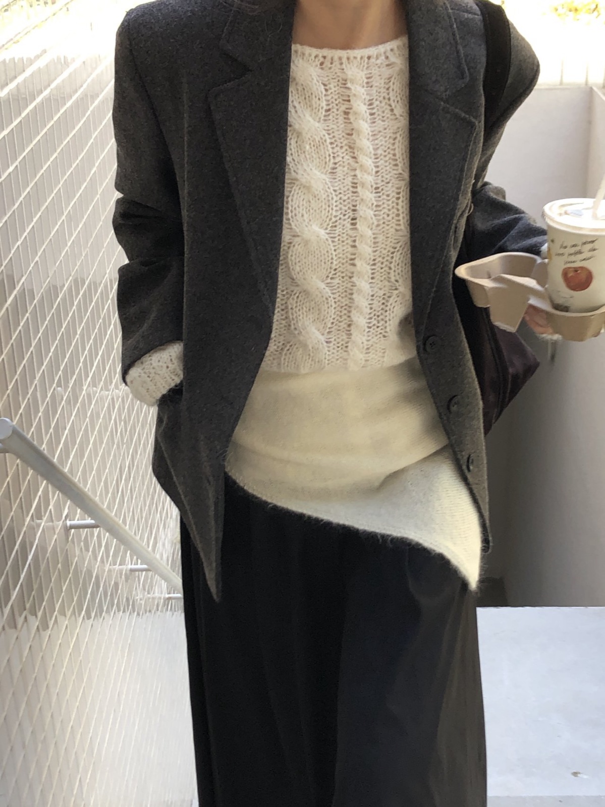 체스넛 울 블레이저 자켓 상세 이미지 9