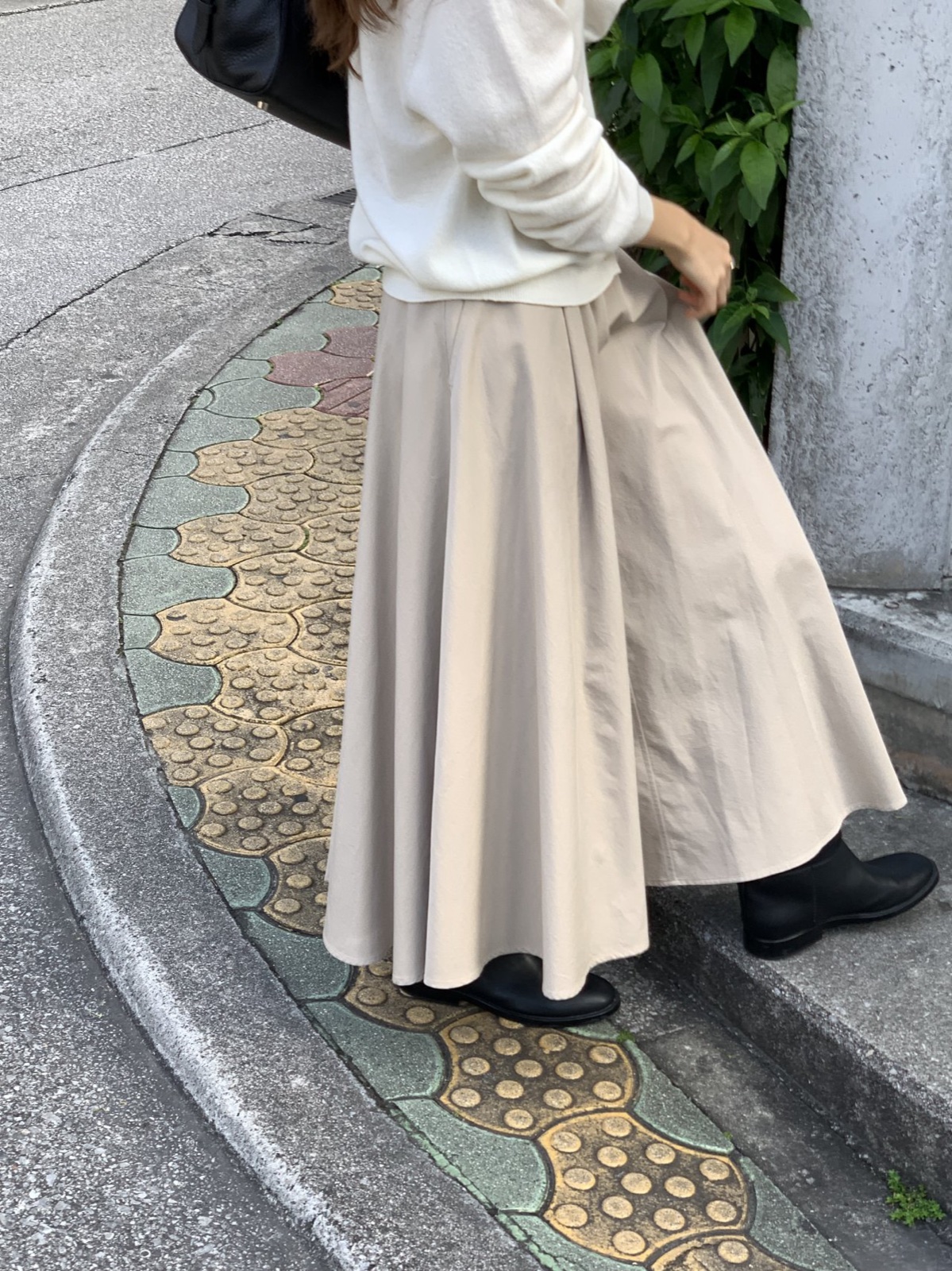클로이 핀턱 플레어 스커트 상세 이미지 8