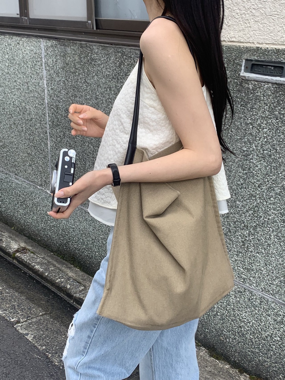 시에르 플라워 텍스쳐 슬리브리스 상세 이미지 3