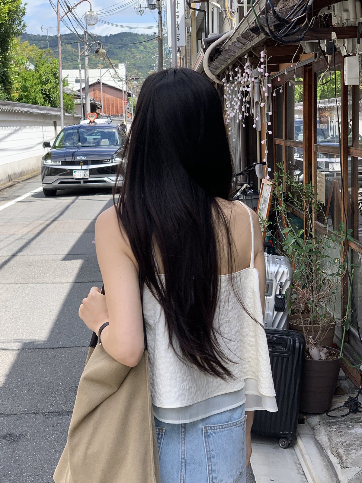 시에르 플라워 텍스쳐 슬리브리스 상세 이미지 5