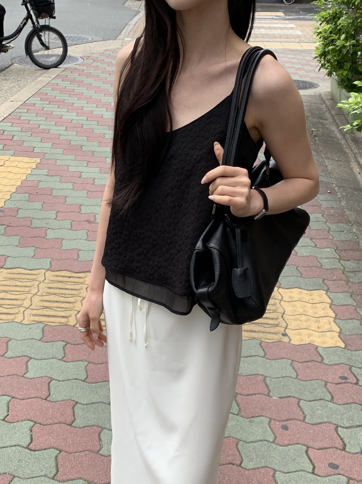 시에르 플라워 텍스쳐 슬리브리스 상세 이미지 9