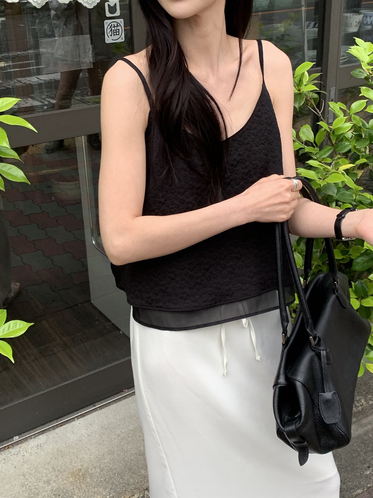 시에르 플라워 텍스쳐 슬리브리스 상세 이미지 10
