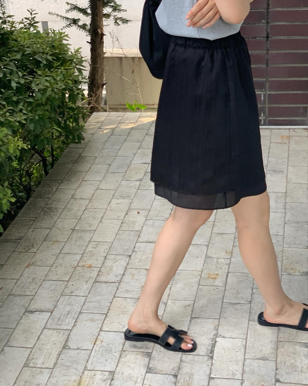 시엘 레이어드 링클 밴딩 숏SK 상세 이미지 4
