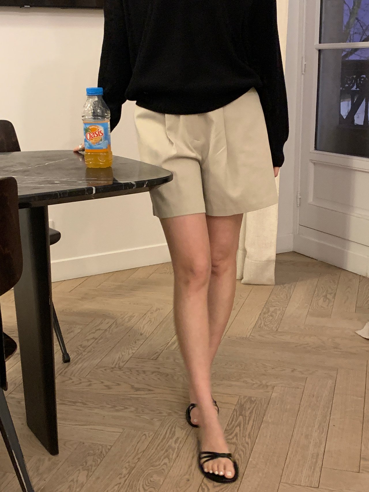시테 핀턱 하프팬츠 상세 이미지 2